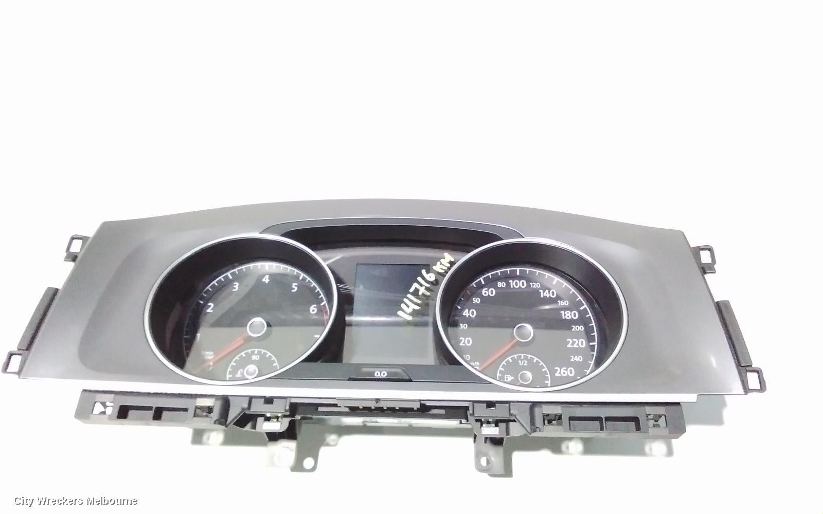 VOLKSWAGEN GOLF INSTRUMENT CLUSTER, INSTRUMENT CLUSTER, PETROL, BASE/COMFORTLINE/TRENDLINE, GEN 7, 03/2013 - 03/2017 - Image 3