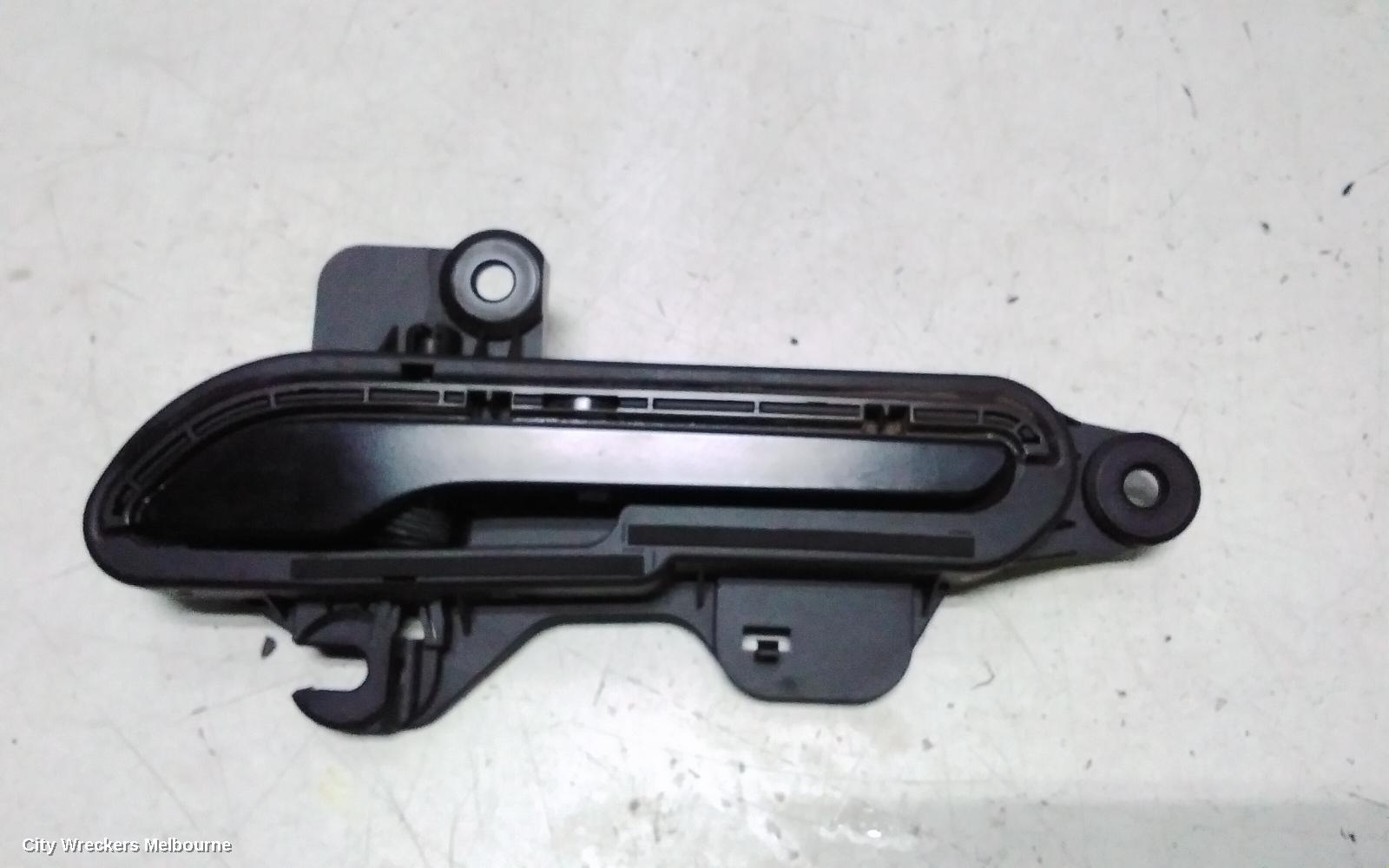 TESLA MODEL Y DOOR HANDLE, 1ST GEN, OUTER, LH REAR, GLOSS BLACK, 03/2022 ONWARDS - Image 1