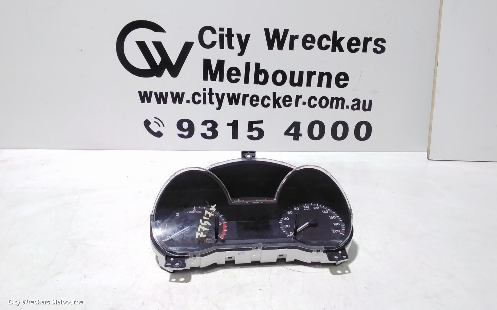 MAZDA BT50 INSTRUMENT CLUSTER, INSTRUMENT CLUSTER, AUTO T/M, 2WD, UP-UR, 10/2011 - 06/2020 - Image 1