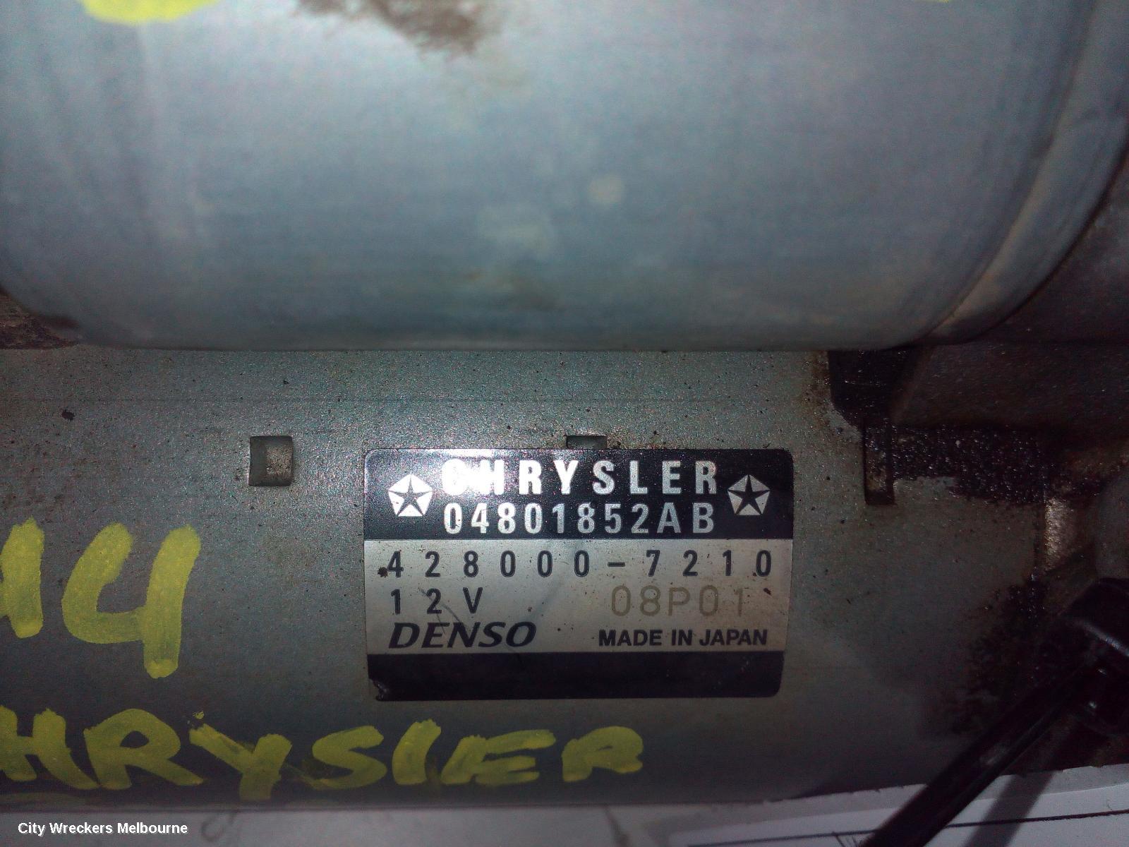 CHRYSLER 300C STARTER, PETROL, 3.6, LX, 07/2012 ONWARDS - Image 2