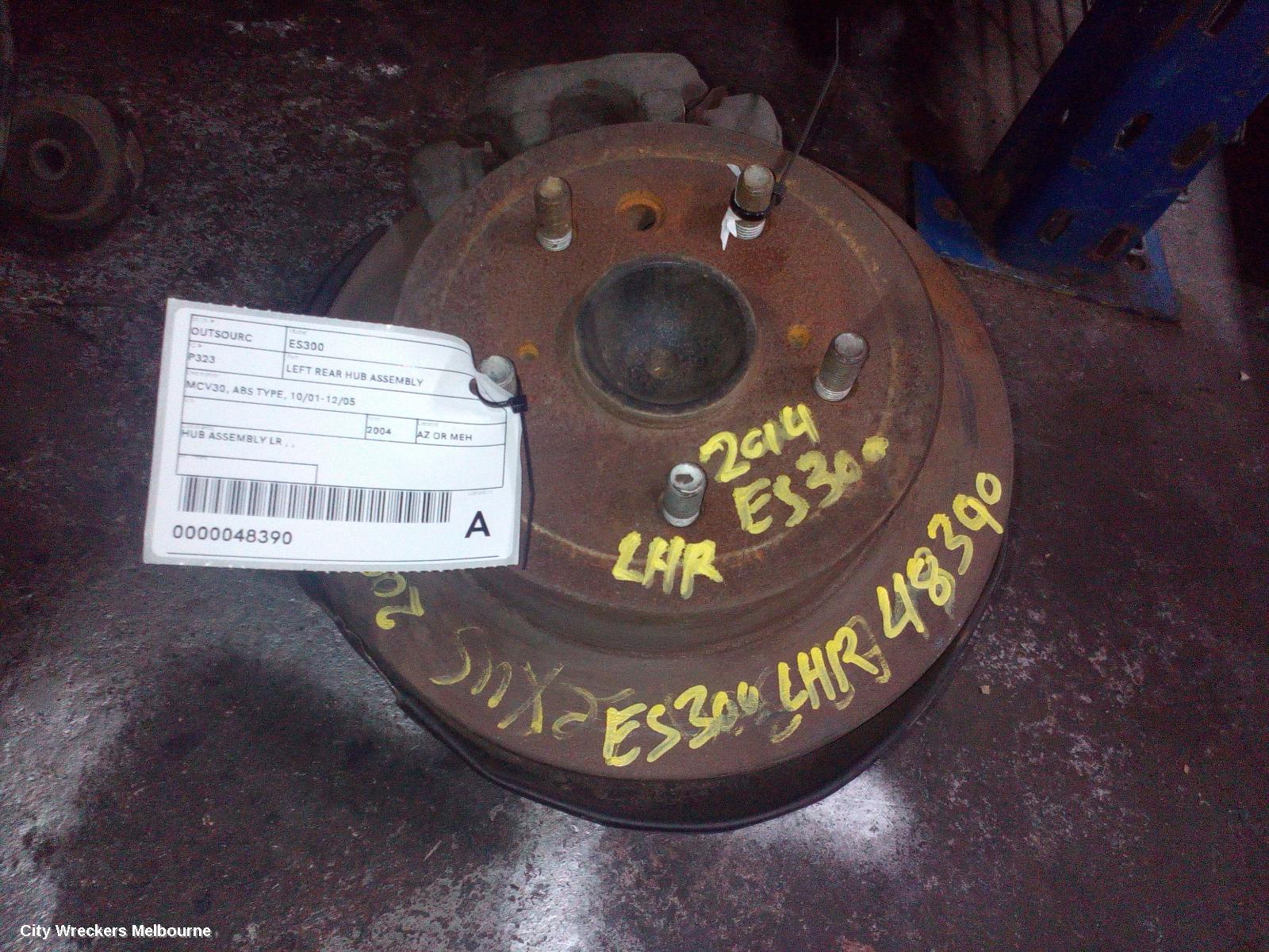 LEXUS ES300 (92-05) LEFT REAR HUB ASSEMBLY, MCV30, ABS TYPE, 10/2001 - 12/2005 - Image 1