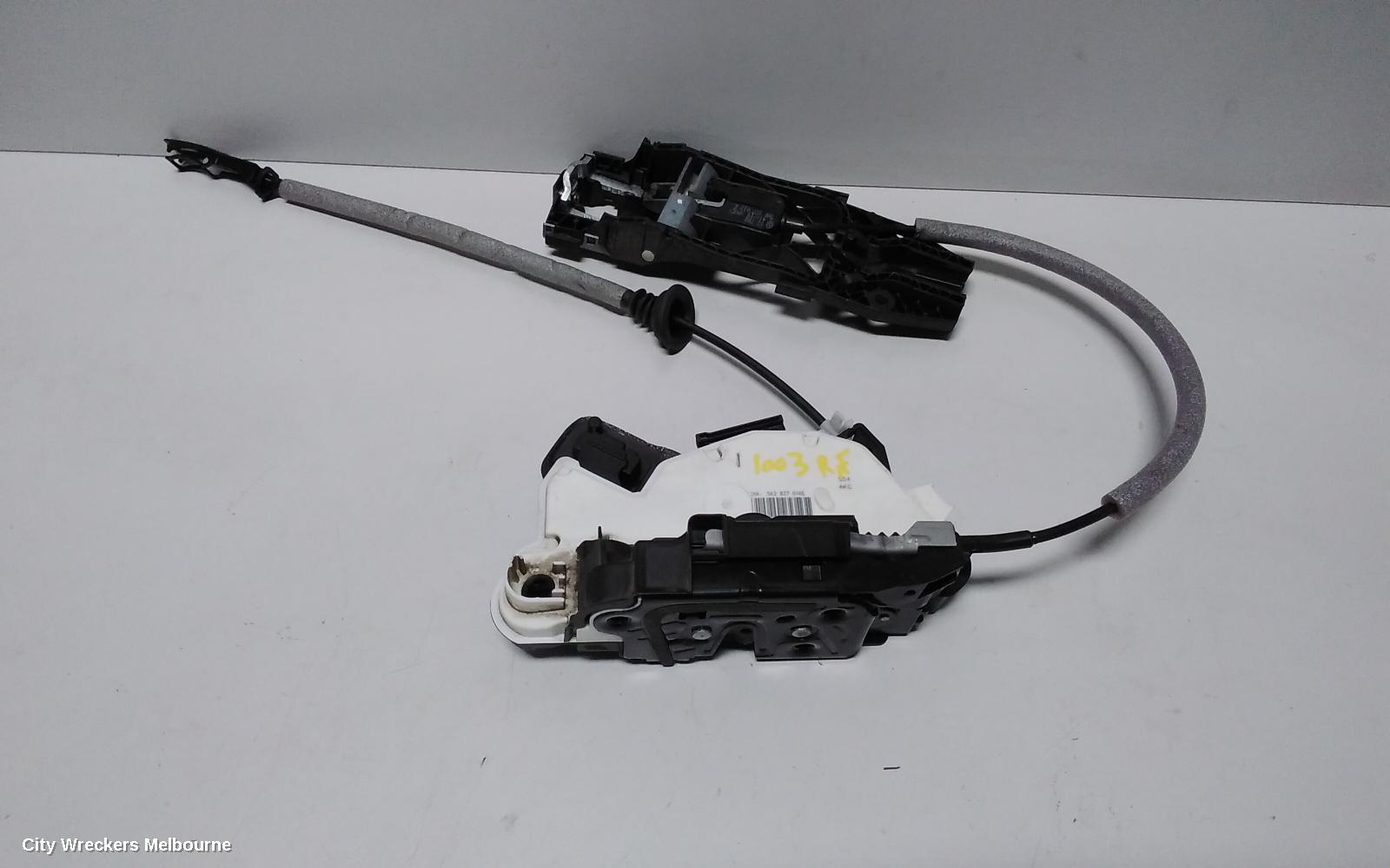 VOLKSWAGEN POLO DOOR/BOOT/GATE LOCK, RIGHT FRONT DOOR LOCK, 6R, P/N 5K2837016E, 05/2010 - 09/2017 - Image 2