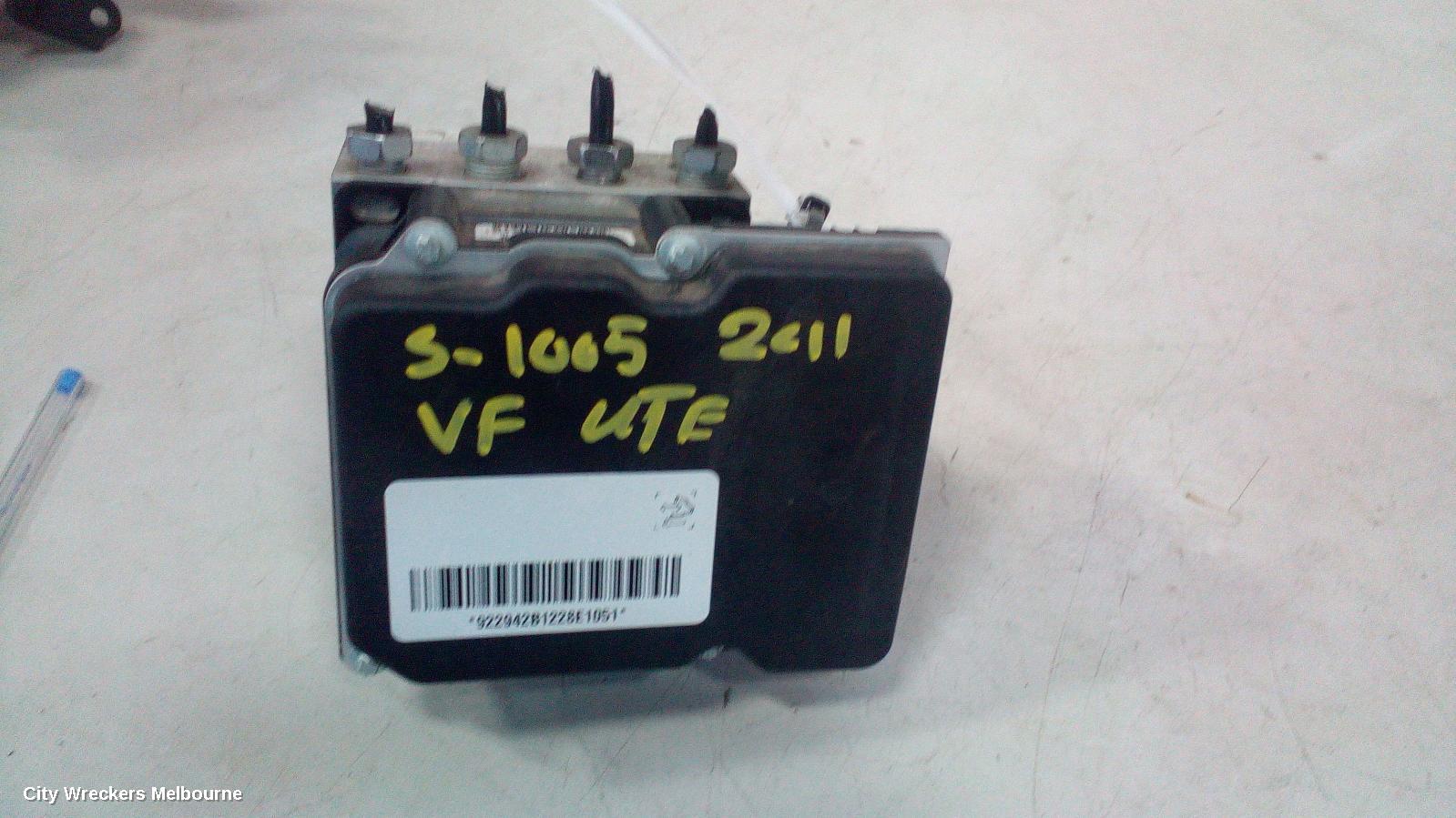 HOLDEN COMMODORE ABS PUMP/MODULATOR, VE, NON TRACTION CONTROL TYPE, 08/2006 - 04/2013 - Image 2