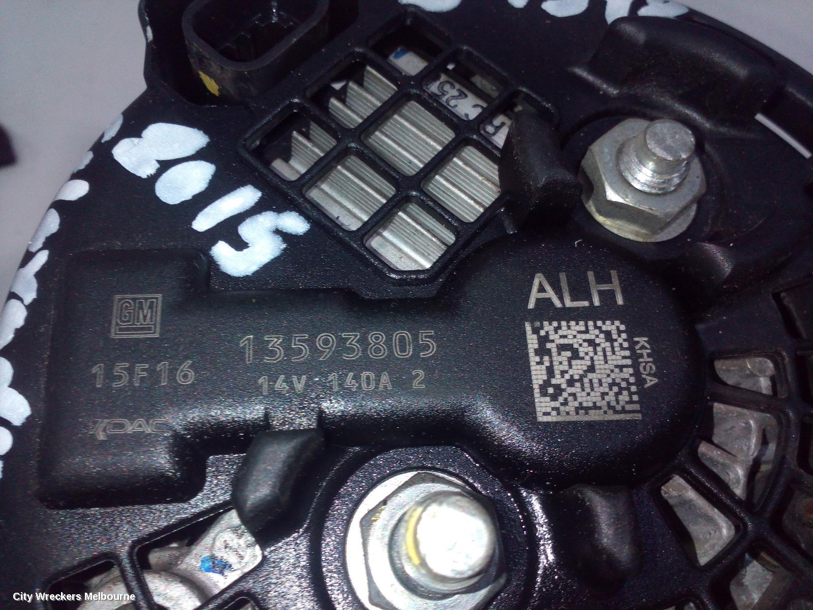 HOLDEN COLORADO ALTERNATOR, DIESEL, RG/RG 7, 01/2012 - 12/2020 - Image 3