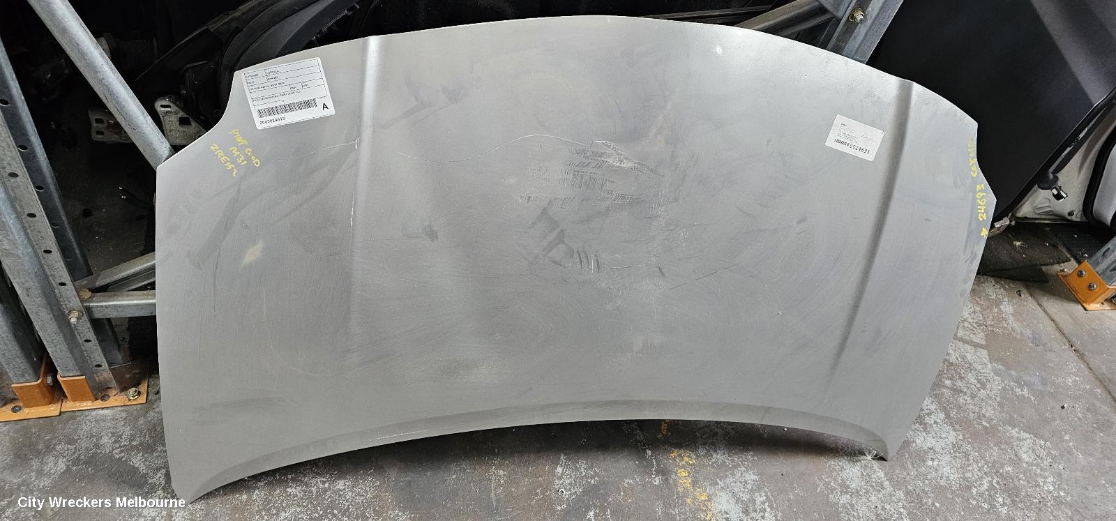 TOYOTA COROLLA BONNET, ZRE152R, HATCH, 03/2007 - 09/2009 - Image 3