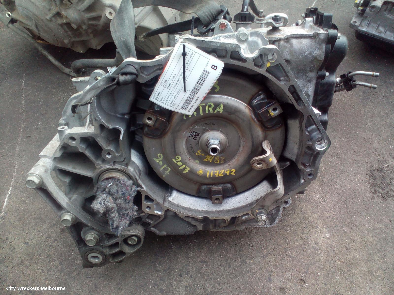 HOLDEN ASTRA TRANS/GEARBOX, AUTO, PETROL, 1.4, TURBO, 7NKS CODE, BK-BL, 09/2016 - 12/2020 - Image 2