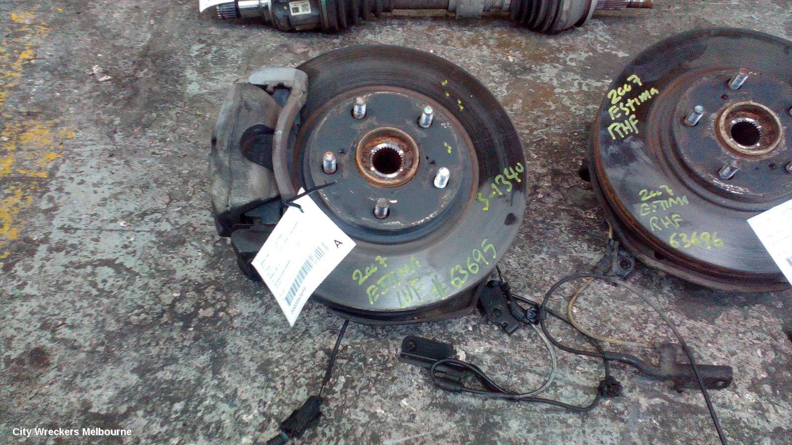 TOYOTA ESTIMA LEFT FRONT HUB ASSEMBLY, XR50, 05-19 - Image 1