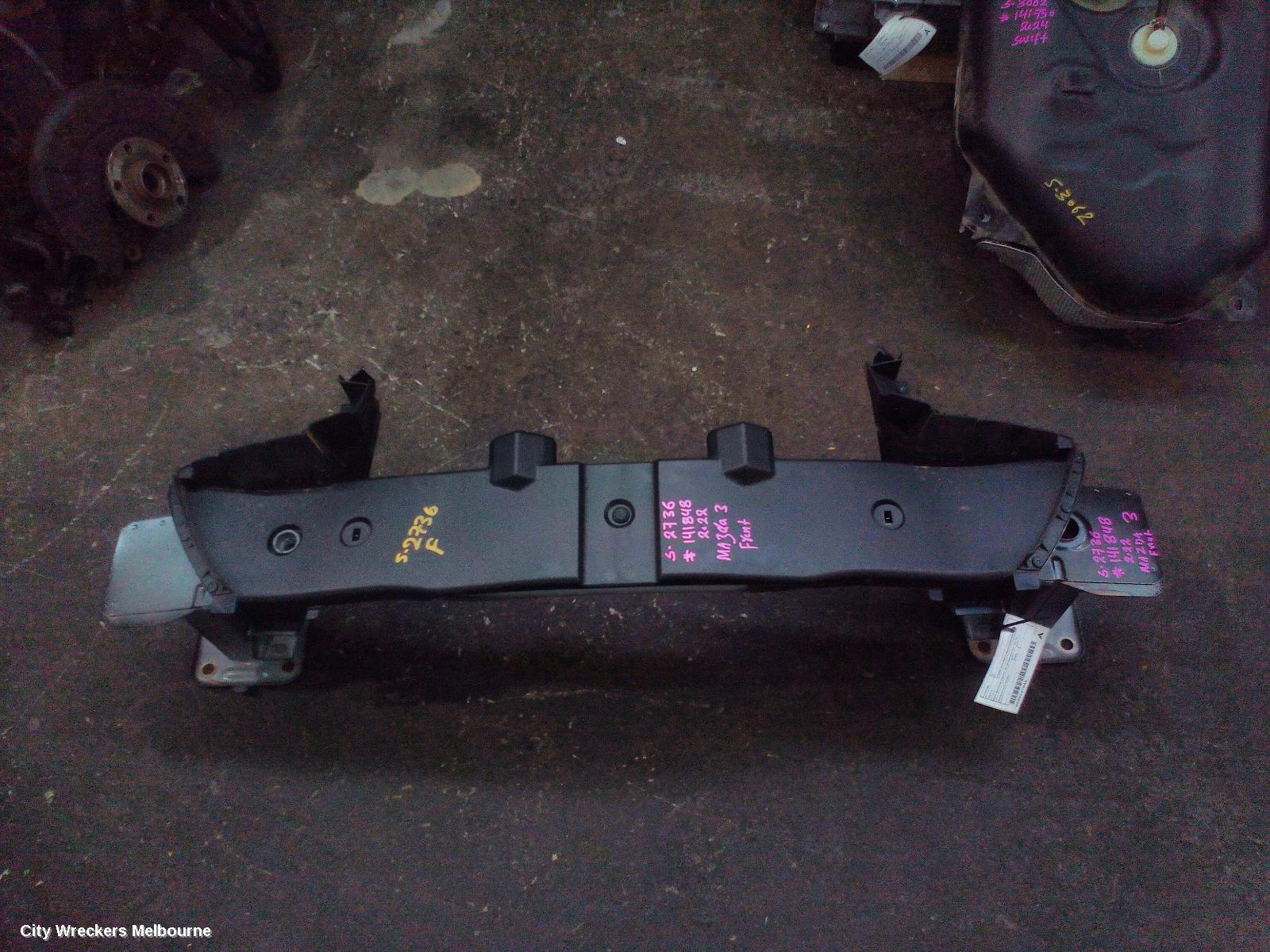 MAZDA 3 F/BAR REINFORC/BRACK, MAIN REINFORCEMENT, BP, SEDAN/HATCH, 03/2019 ONWARDS - Image 2