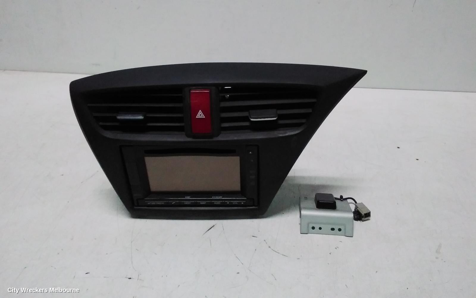HONDA CIVIC RADIO/CD/DVD/SAT/TV, CONTROL/HEAD UNIT, 9TH GEN, HATCH, NON CD RDS TYPE, 02/2012 - 03/2015 - Image 1