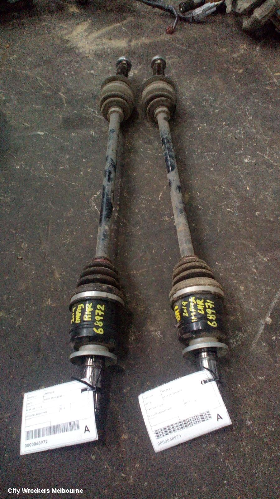 SUBARU IMPREZA LEFT DRIVESHAFT, REAR, G5, 11/2016 ONWARDS - Image 2