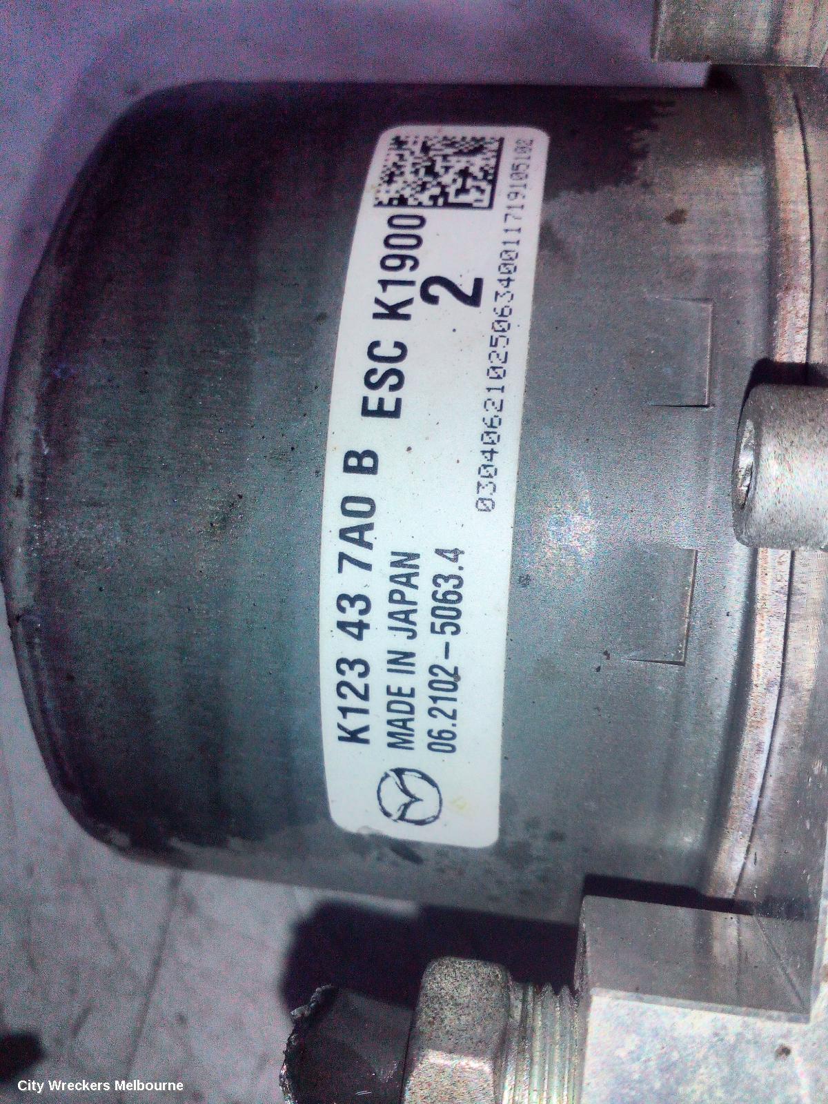 MAZDA CX5 ABS PUMP/MODULATOR, P/N K123437A0/K123437A0B, KF, 02/2017 - 11/2018 - Image 3
