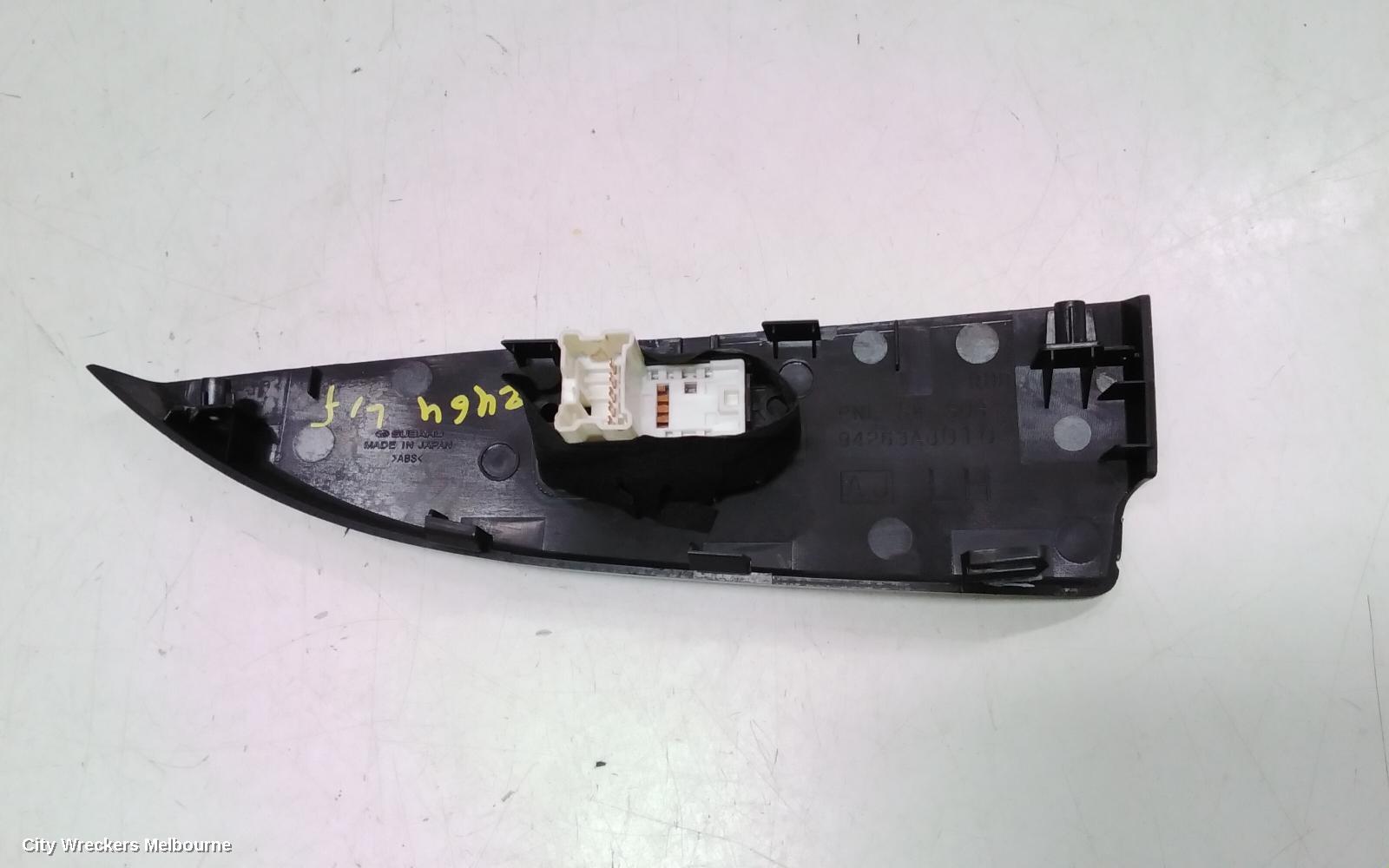 SUBARU LIBERTY PWR DR WIND SWITCH, LH FRONT, 5TH GEN, 5 PIN, 03/2012 - 11/2014 - Image 3