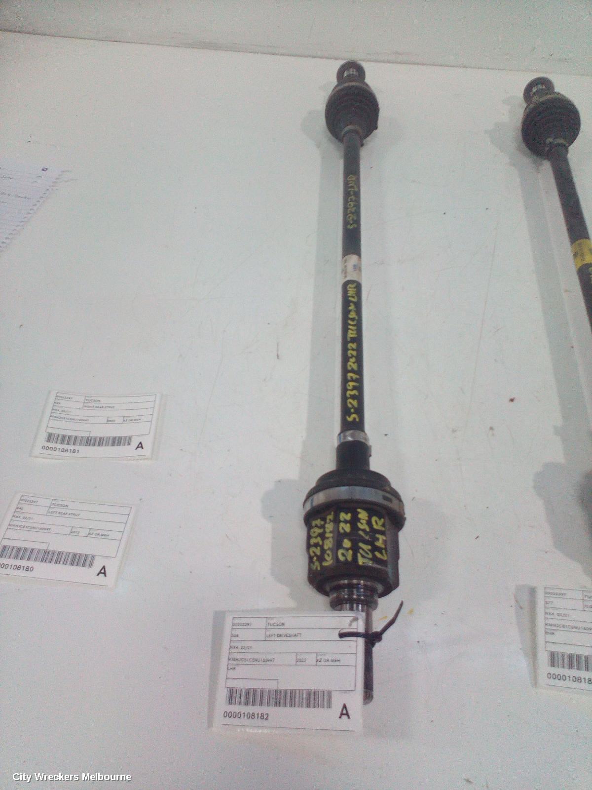 HYUNDAI TUCSON LEFT DRIVESHAFT, NX4, REAR, 02/2021 ONWARDS - Image 1