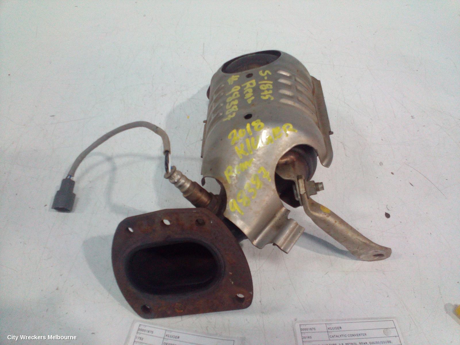 TOYOTA KLUGER OXYGEN SENSOR, XU50 SERIES, 03/2014 - 02/2021 - Image 3