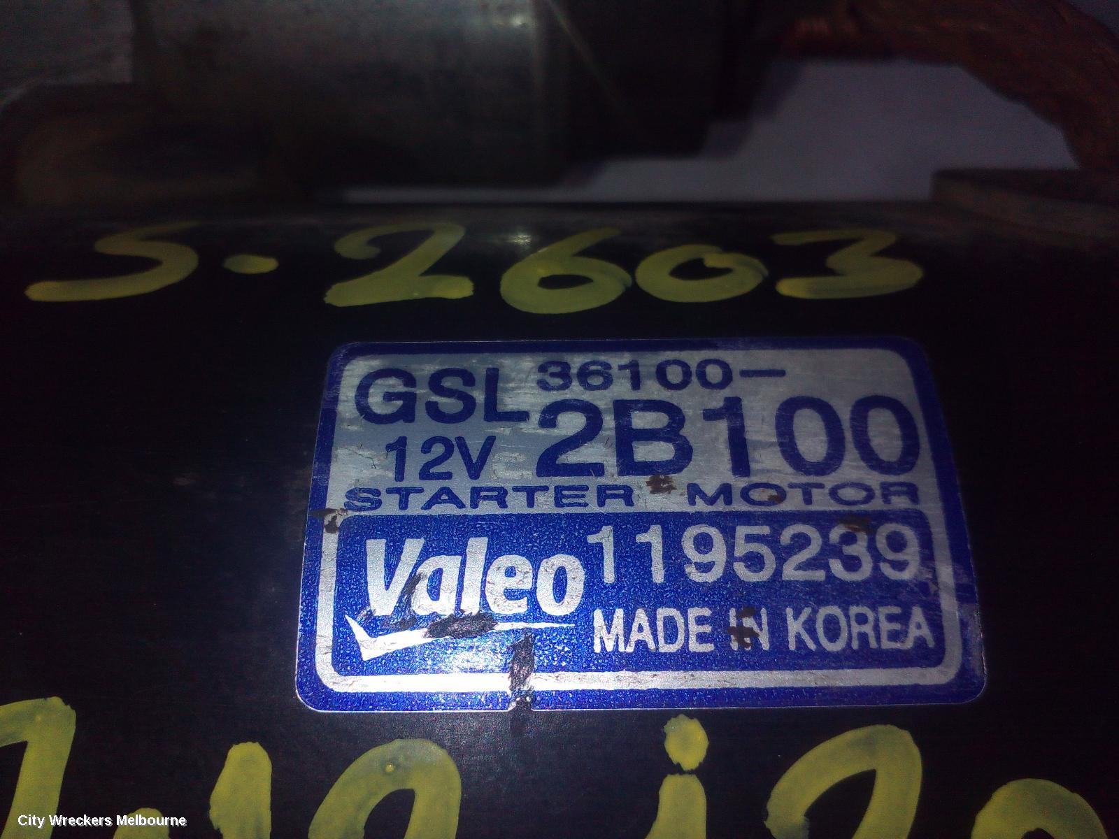 HYUNDAI I20 STARTER, PETROL, 1.4, AUTO/MANUAL T/M, PB, 07/2010 - 03/2012 - Image 3