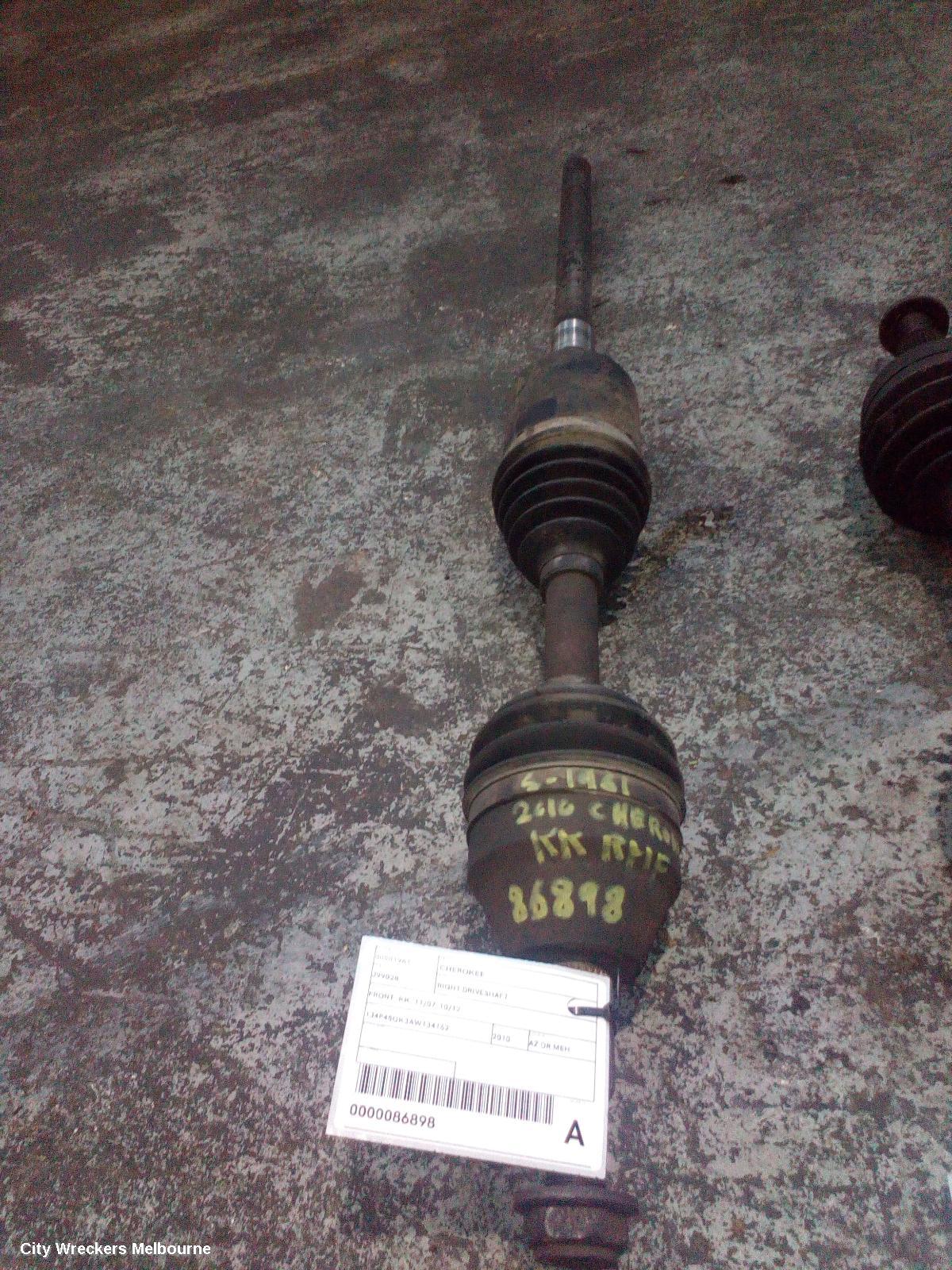 JEEP CHEROKEE RIGHT DRIVESHAFT, FRONT, KK, 11/2007 - 10/2012 - Image 1