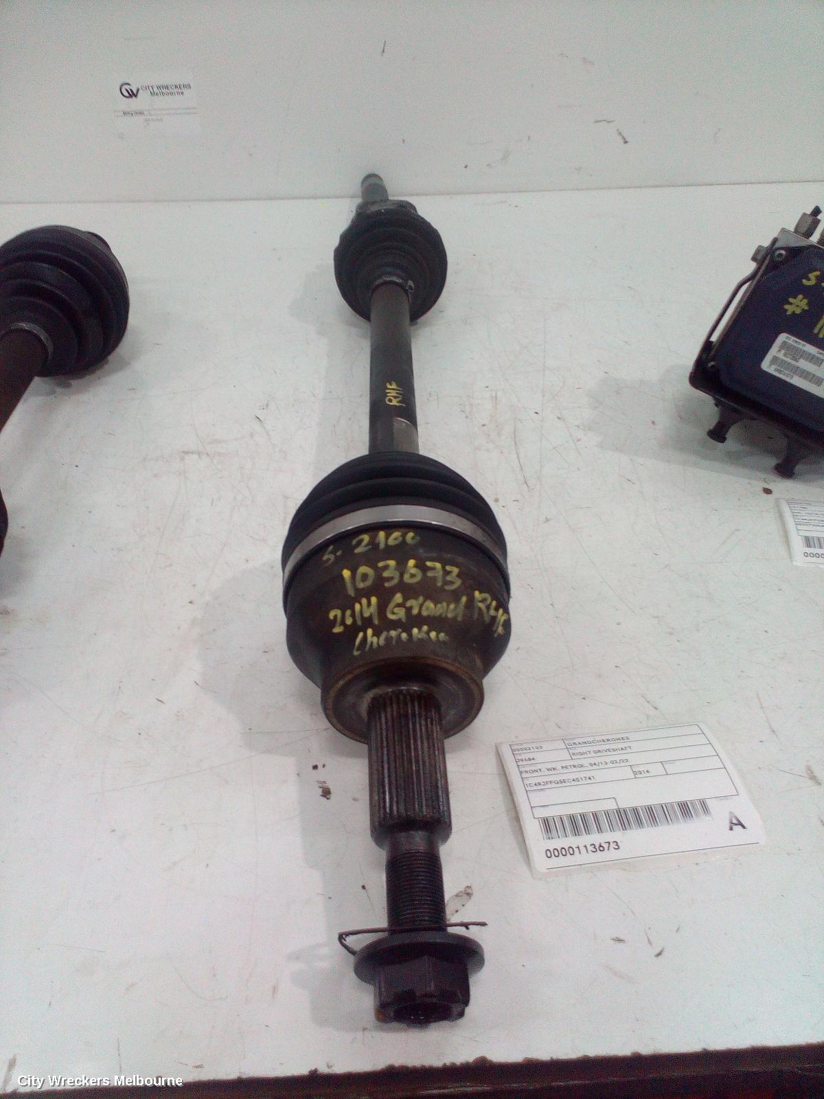 JEEP GRANDCHEROKEE RIGHT DRIVESHAFT, FRONT, WK, PETROL, 04/2013 - 02/2022 - Image 2