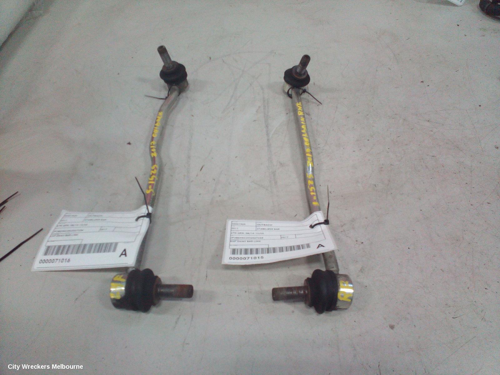 SUBARU OUTBACK STABILISER BAR, 6TH GEN, 08/2014 - 12/2020 - Image 2