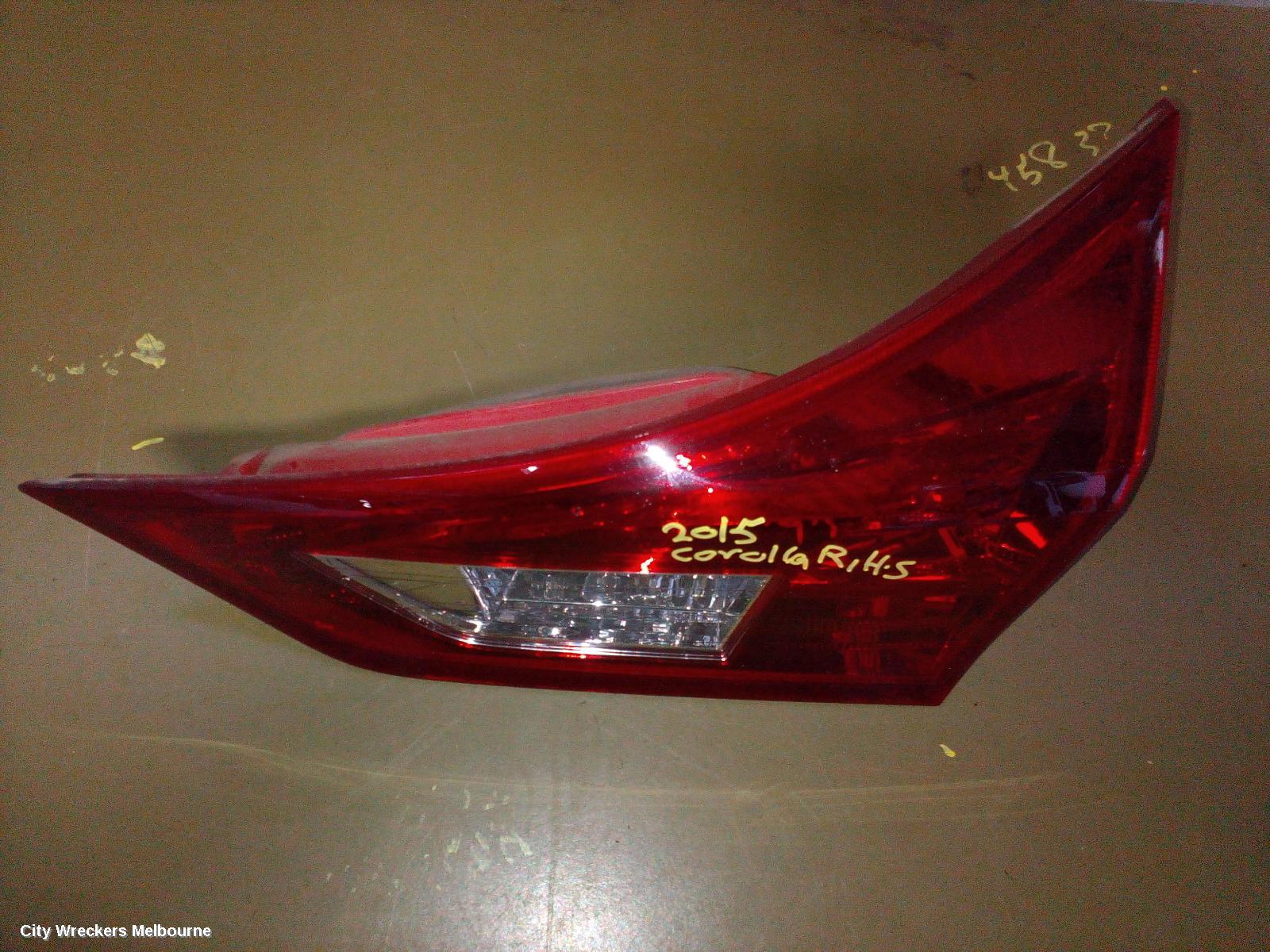 TOYOTA COROLLA REAR GARNISH, TAILGATE LAMP (RH SIDE), ZRE182R, HATCH, 10/2012 - 03/2015 - Image 1