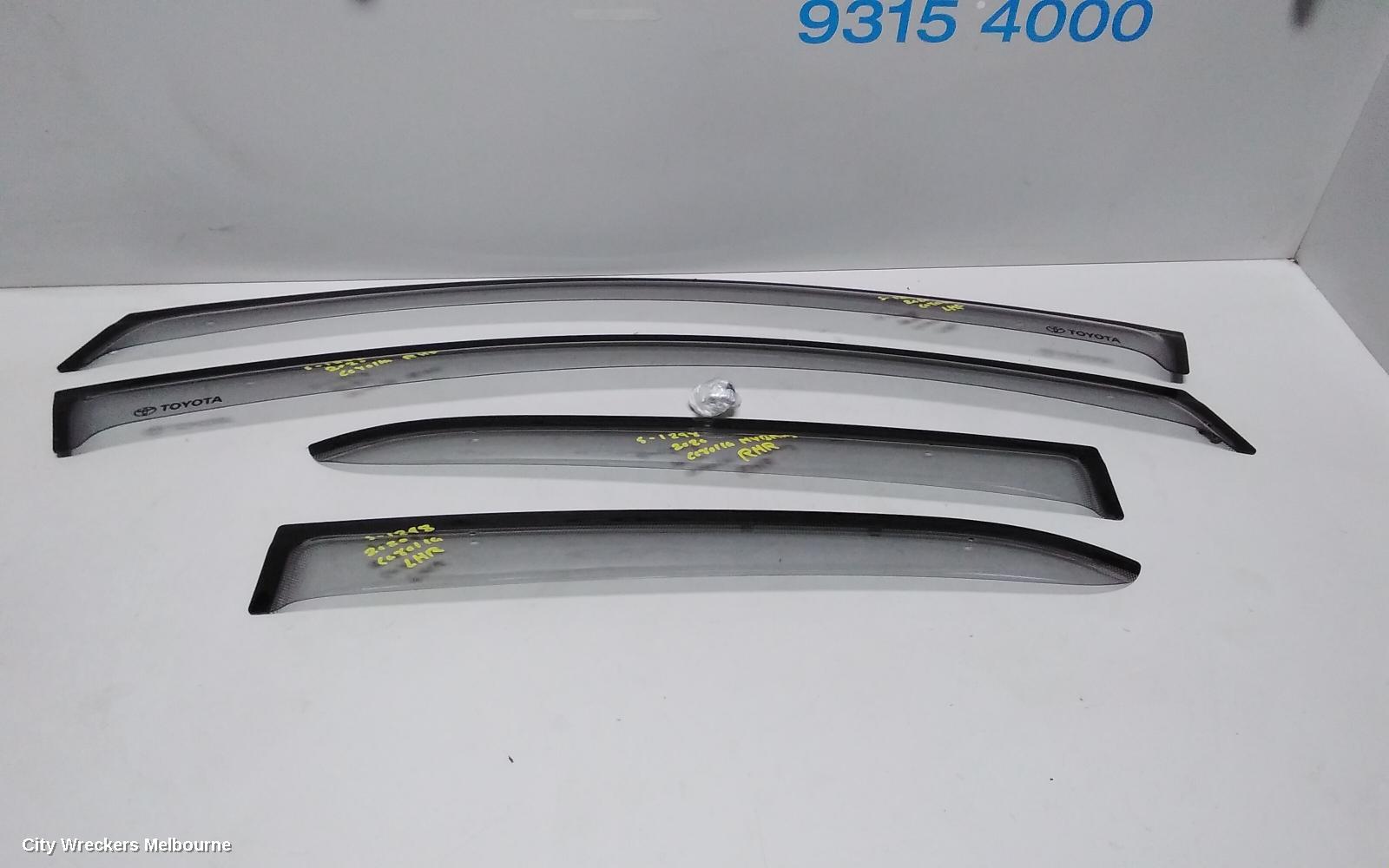 TOYOTA COROLLA WEATHER SHIELD, E210, 07/2018 ONWARDS - Image 1