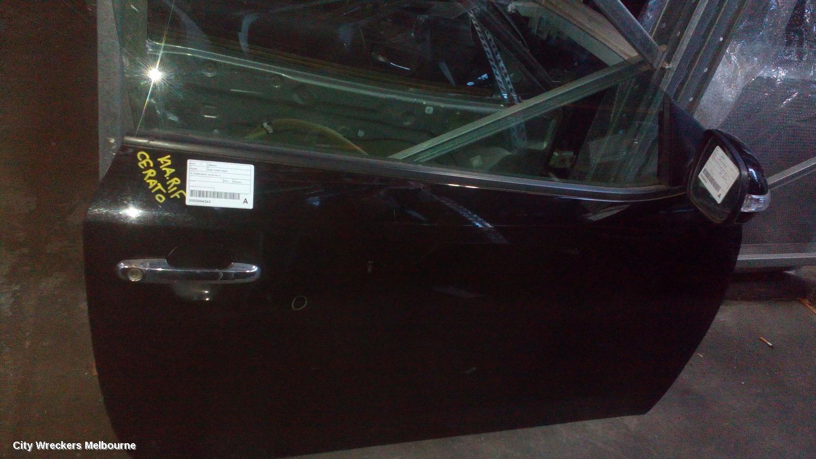 KIA CERATO RIGHT FRONT DOOR, TD, COUPE/KOUP, 07/2009 - 03/2013 - Image 1