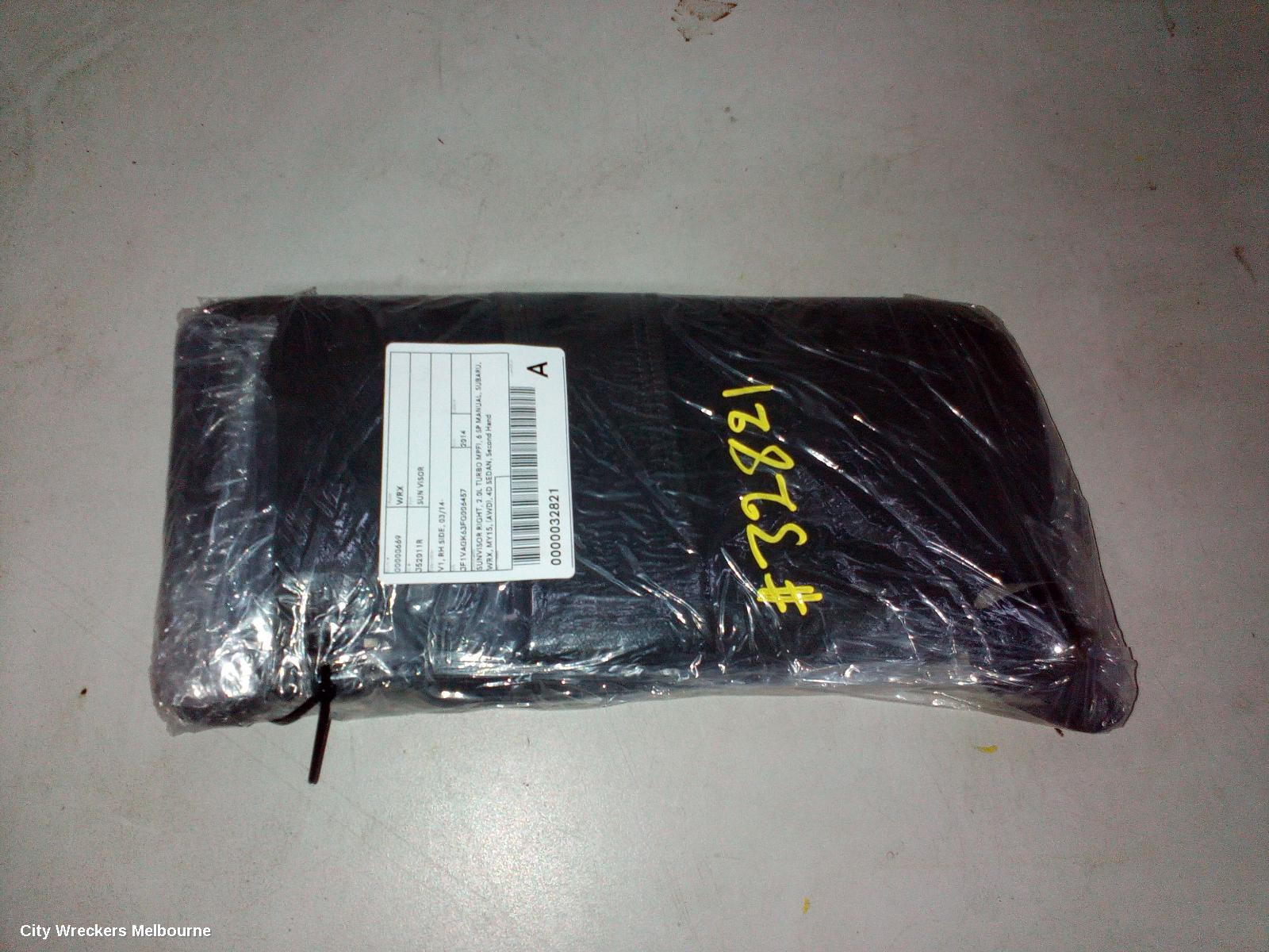 SUBARU WRX SUNVISOR, V1, RH SIDE, 03/2014 ONWARDS - Image 3