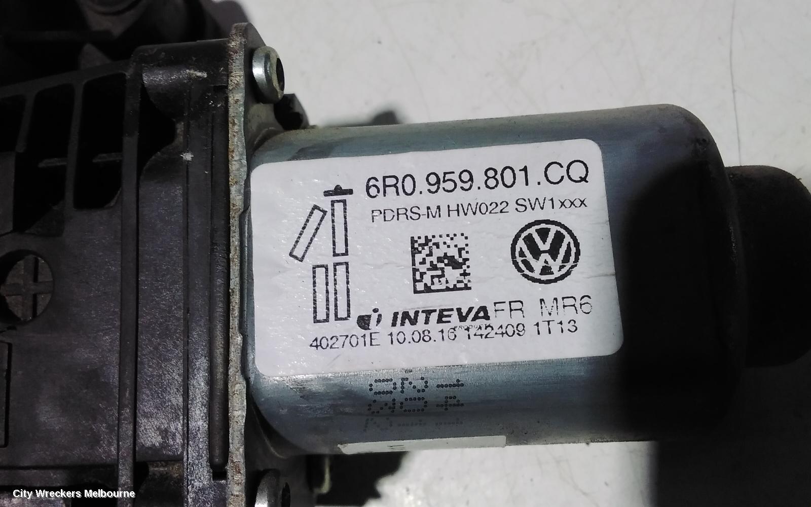 VOLKSWAGEN AMAROK RIGHT FRONT WINDOW REG/MOTOR, 2H, 10/2010 ONWARDS - Image 3