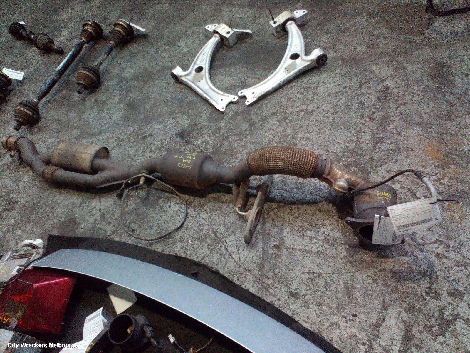 AUDI TT CATALYTIC CONVERTER, UNDER CAR-CAT TYPE, 2.0, PETROL, BWA CODE, 8J, 09/2006 - 08/2010 - Image 2