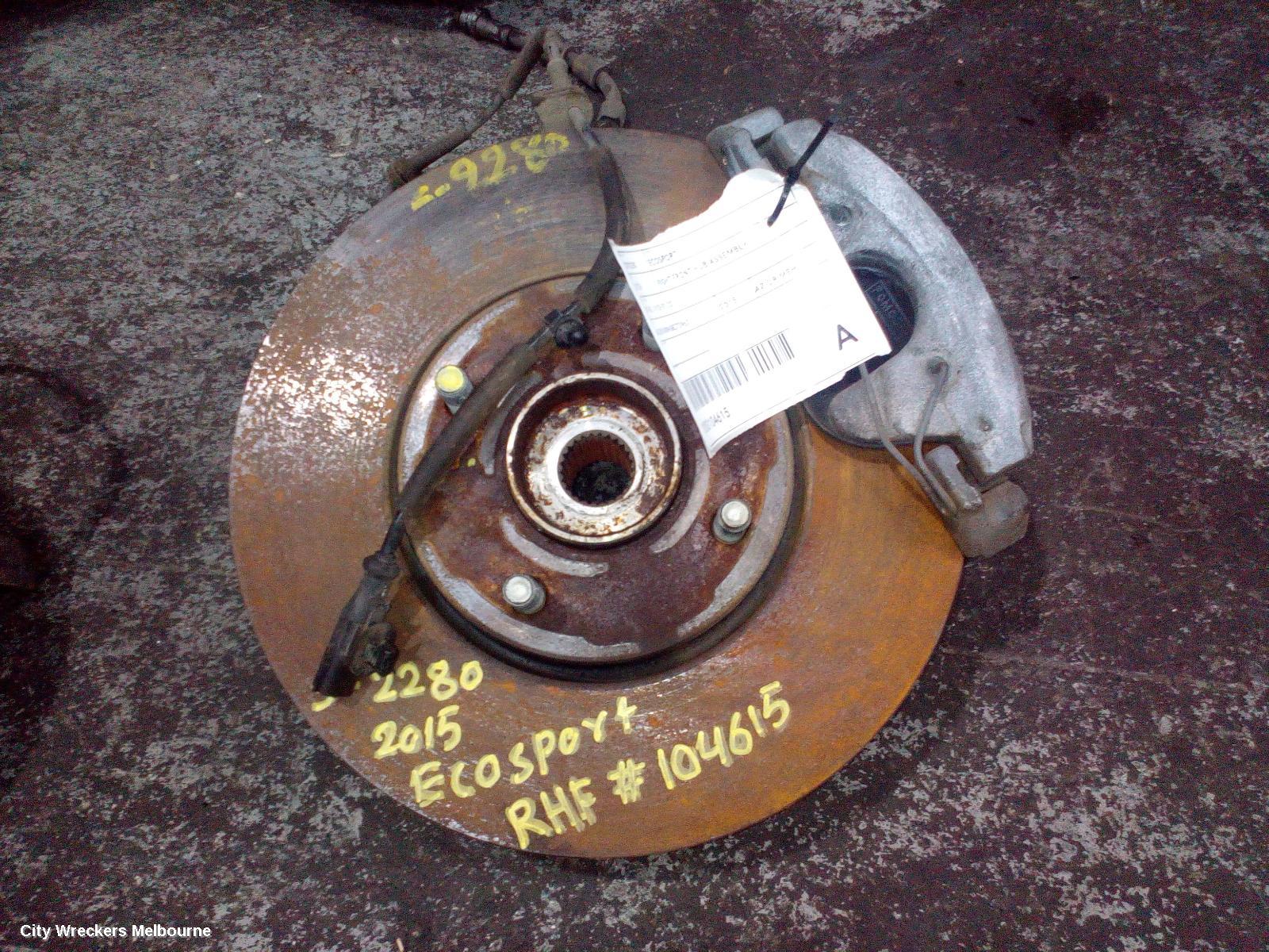 FORD ECOSPORT RIGHT FRONT HUB ASSEMBLY, BK-BL, 11/2013 - 01/2020 - Image 2
