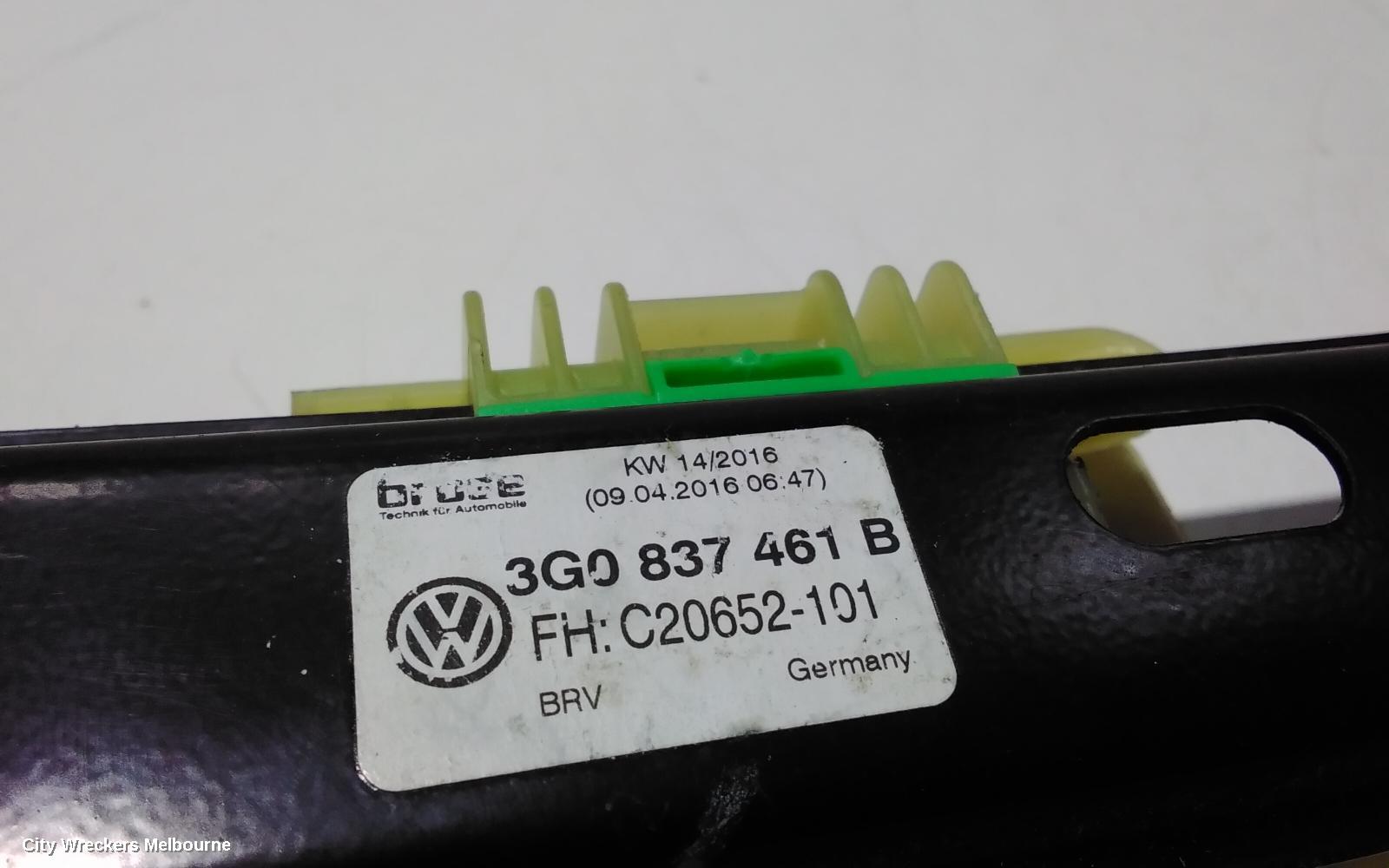 VOLKSWAGEN PASSAT LEFT FRONT WINDOW REG/MOTOR, DOOR REG ASSY (REG AND MOTOR), B8/MK7, 06/2015 ONWARDS - Image 3