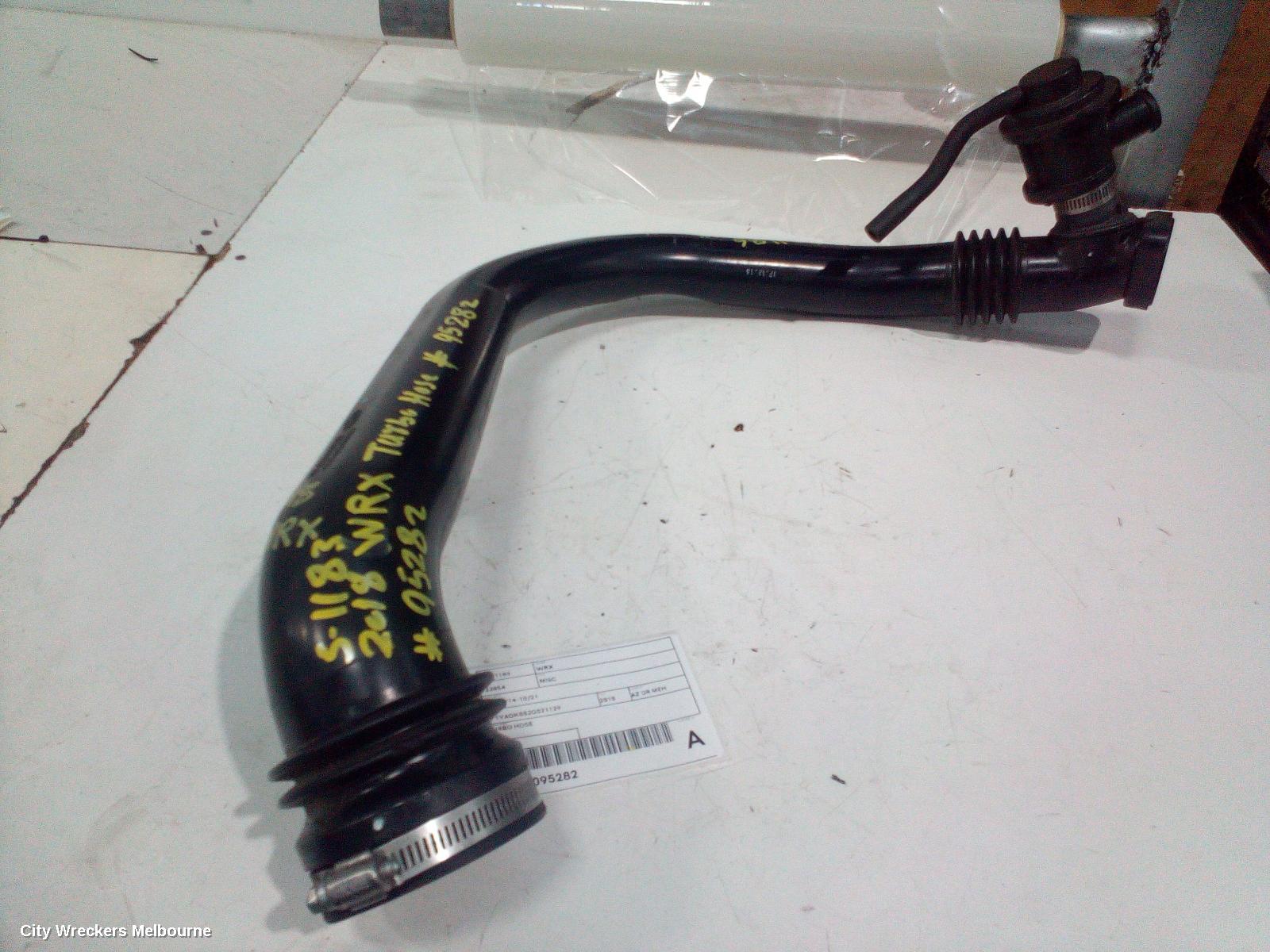 SUBARU WRX, V1, 03/2014 - 10/2021, TURBO HOSE: 95282 - Image 1