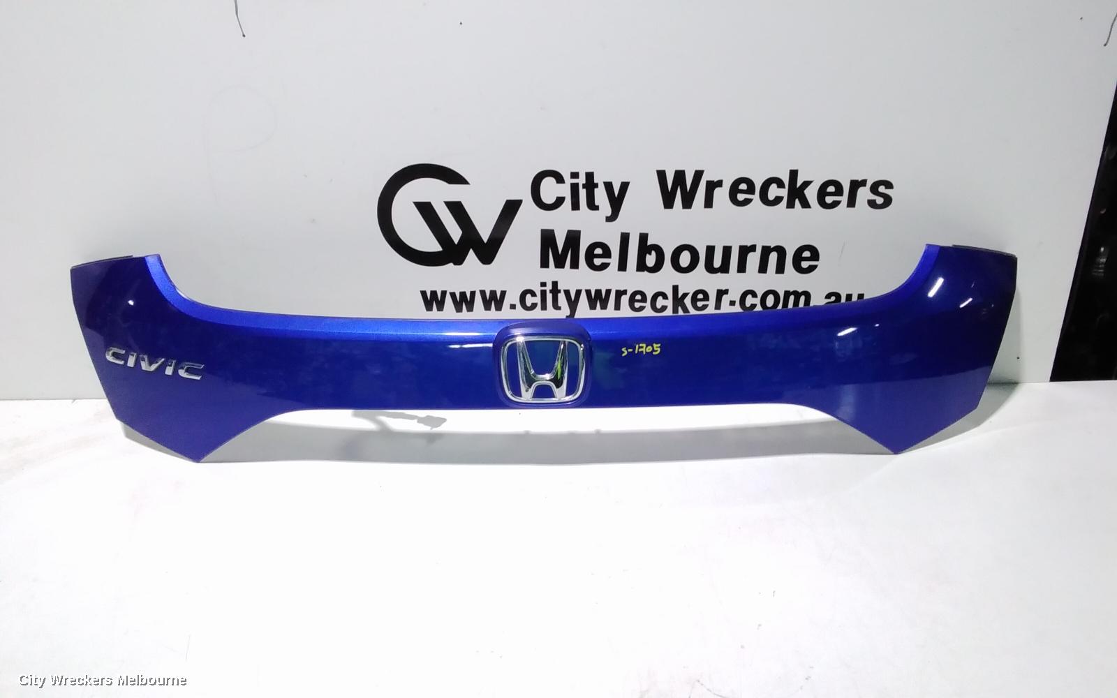 HONDA CIVIC REAR GARNISH, TAILGATE GARNISH, 10TH GEN, HATCH, VTI/VTI-S/VTI-L/RS/VTI-LX, 02/2017 ONWARDS - Image 2
