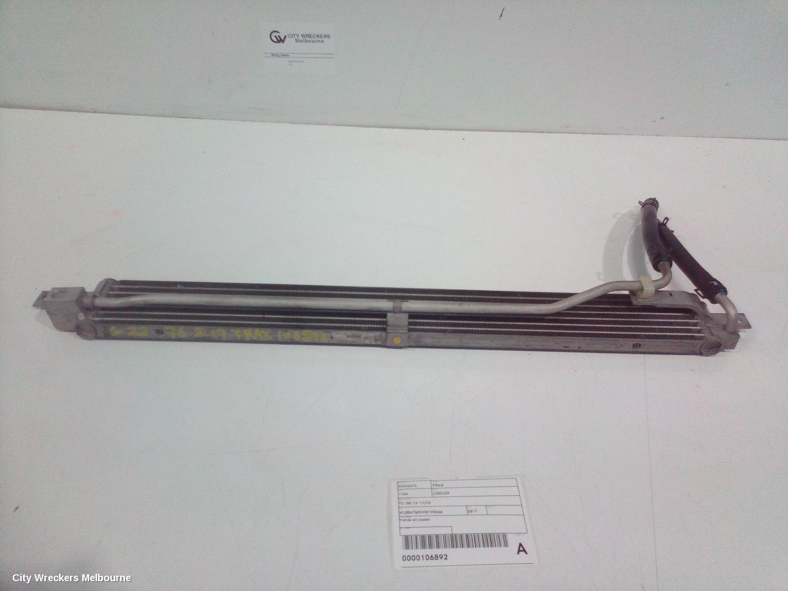 HOLDEN TRAX COOLER, TJ, 08/2013 - 12/2020 - Image 2