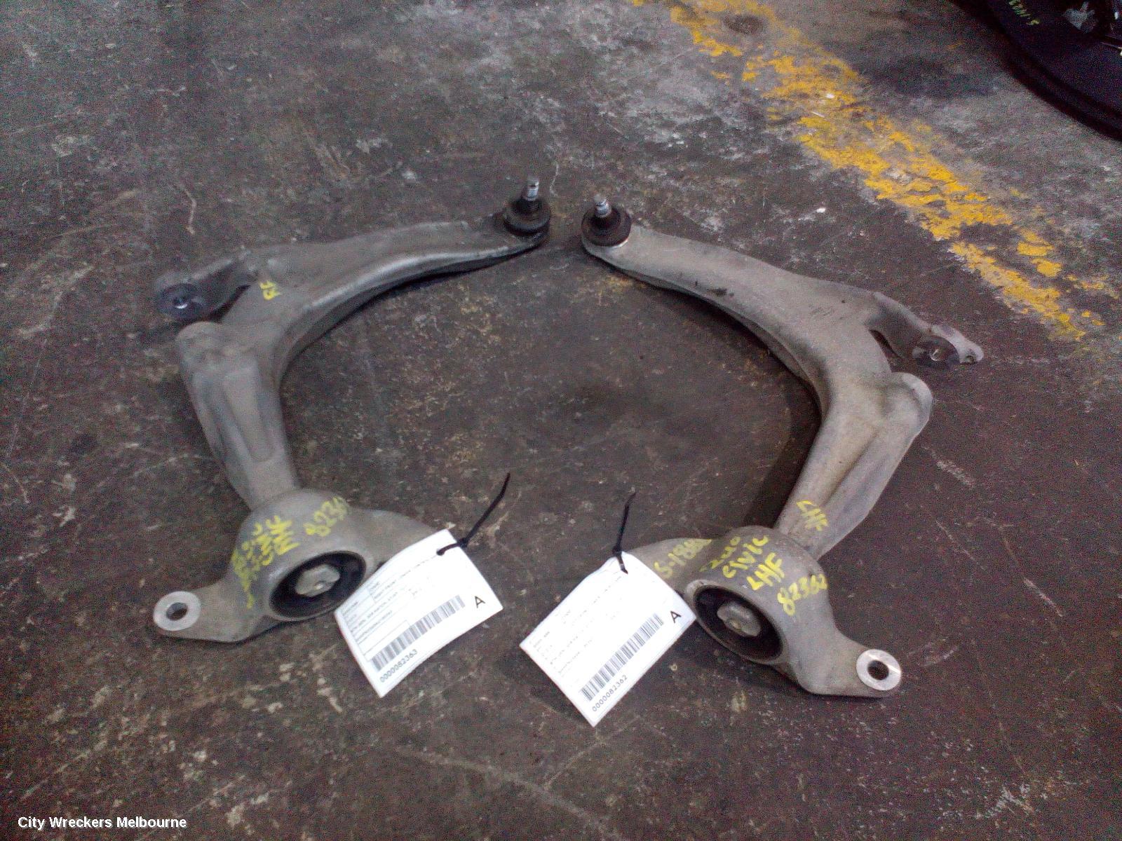 HONDA CIVIC LEFT FRONT LOWER CONTROL ARM, 8TH GEN, 3DR HATCH, 07/2007 - 12/2011 - Image 2
