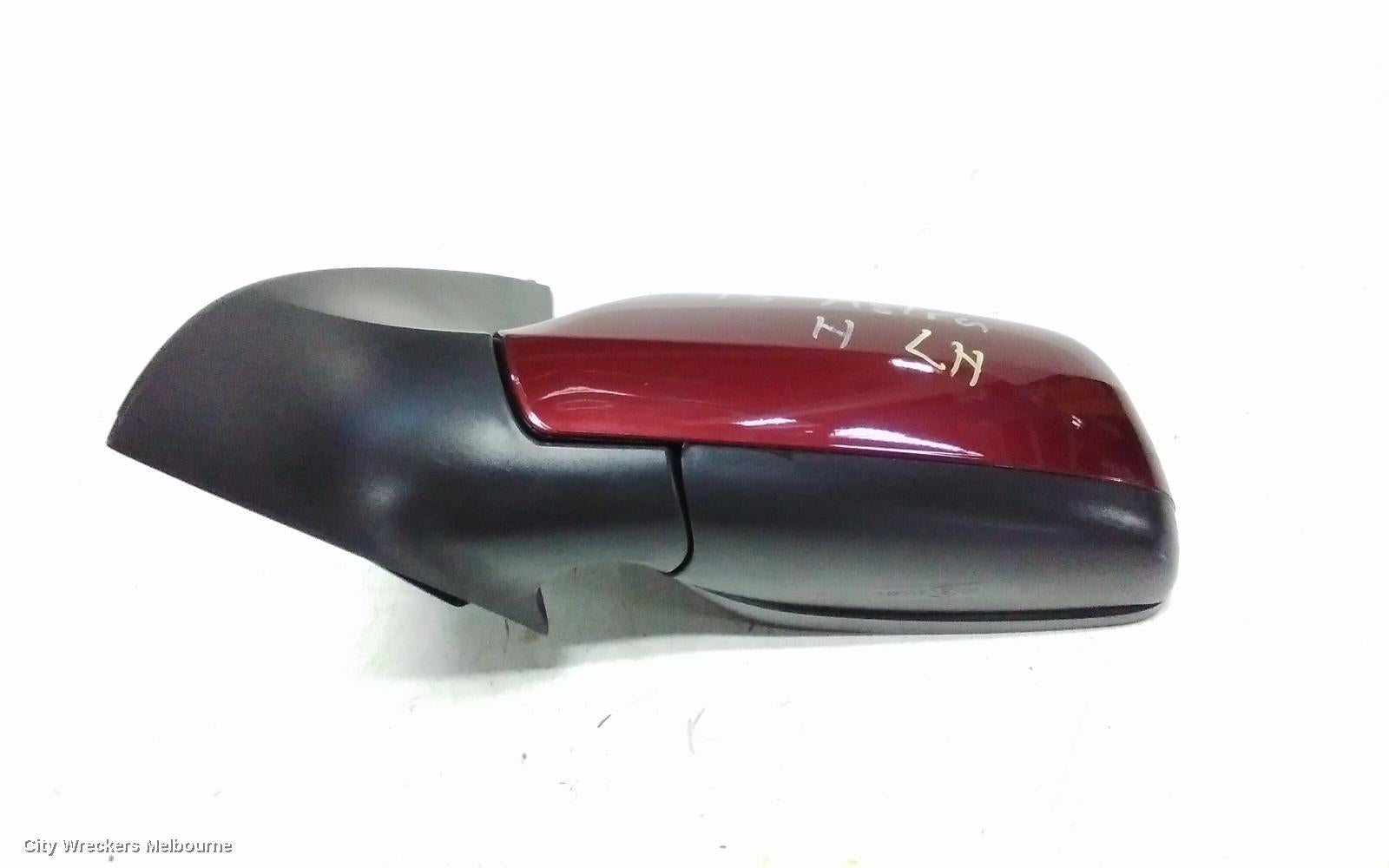 HOLDEN ASTRA LEFT DOOR MIRROR, TS, POWER, HATCH/SEDAN, PAINTED TYPE (SMOOTH FINISH), 09/1998 - 10/2006 - Image 3
