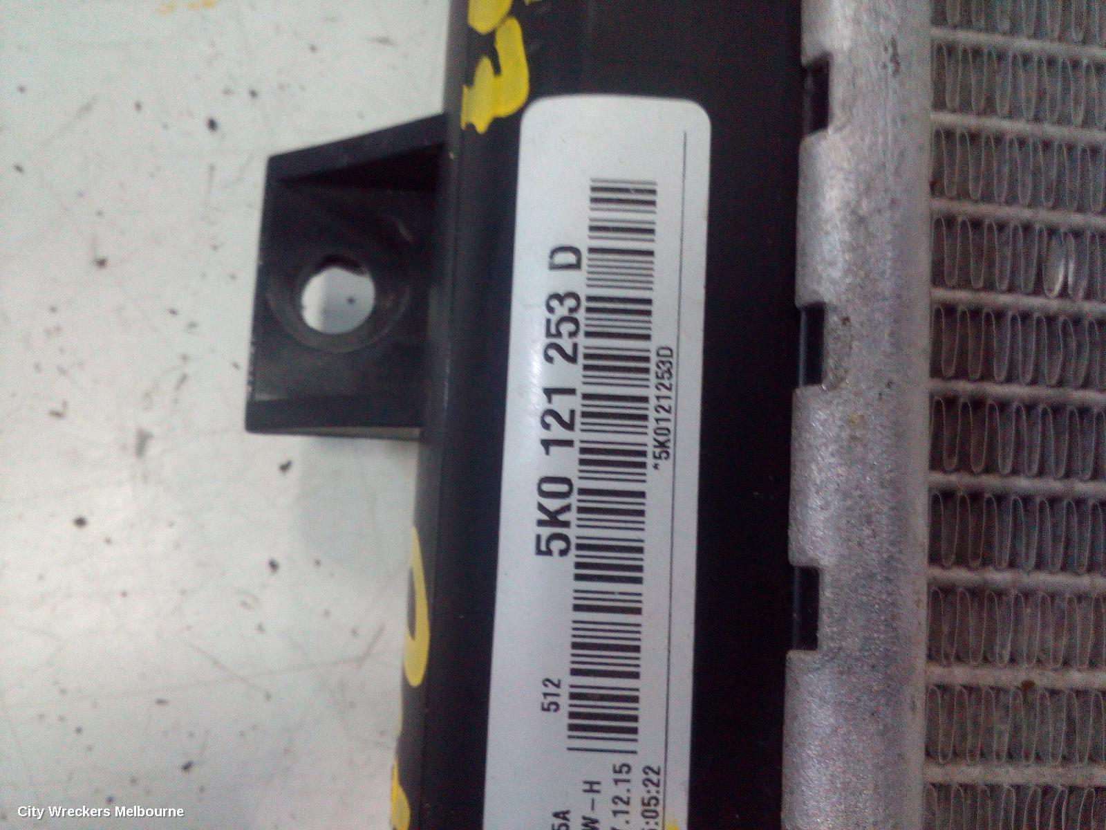 VOLKSWAGEN CADDY RADIATOR, MANUAL, 1.2/1.4, PETROL, 2KN, 07/2015 - 02/2021 - Image 3
