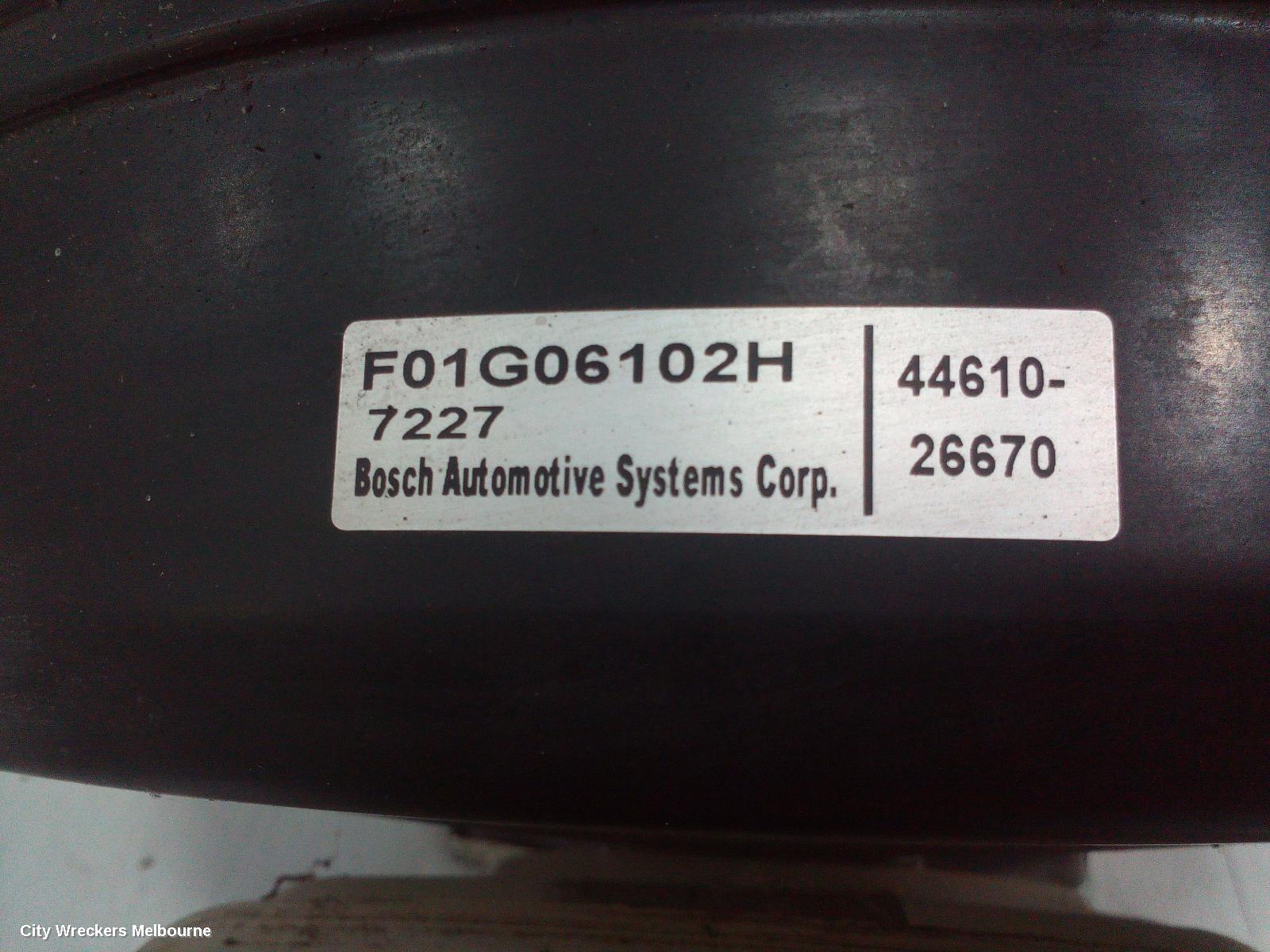 TOYOTA HIACE BRAKE BOOSTER, TRH, PETROL, 2.7, 2TR-FE, MANUAL, 03/2005 - 10/2010 - Image 3
