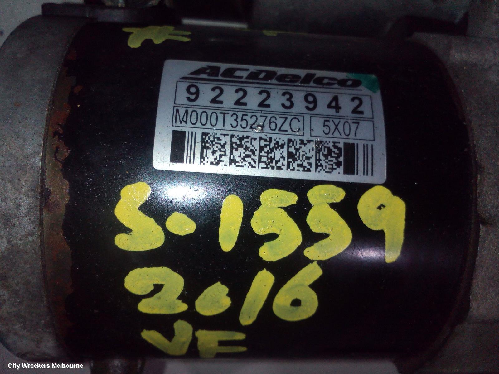 HOLDEN COMMODORE STARTER, 3.0, LFW, VF, 05/2013 - 12/2017 - Image 2