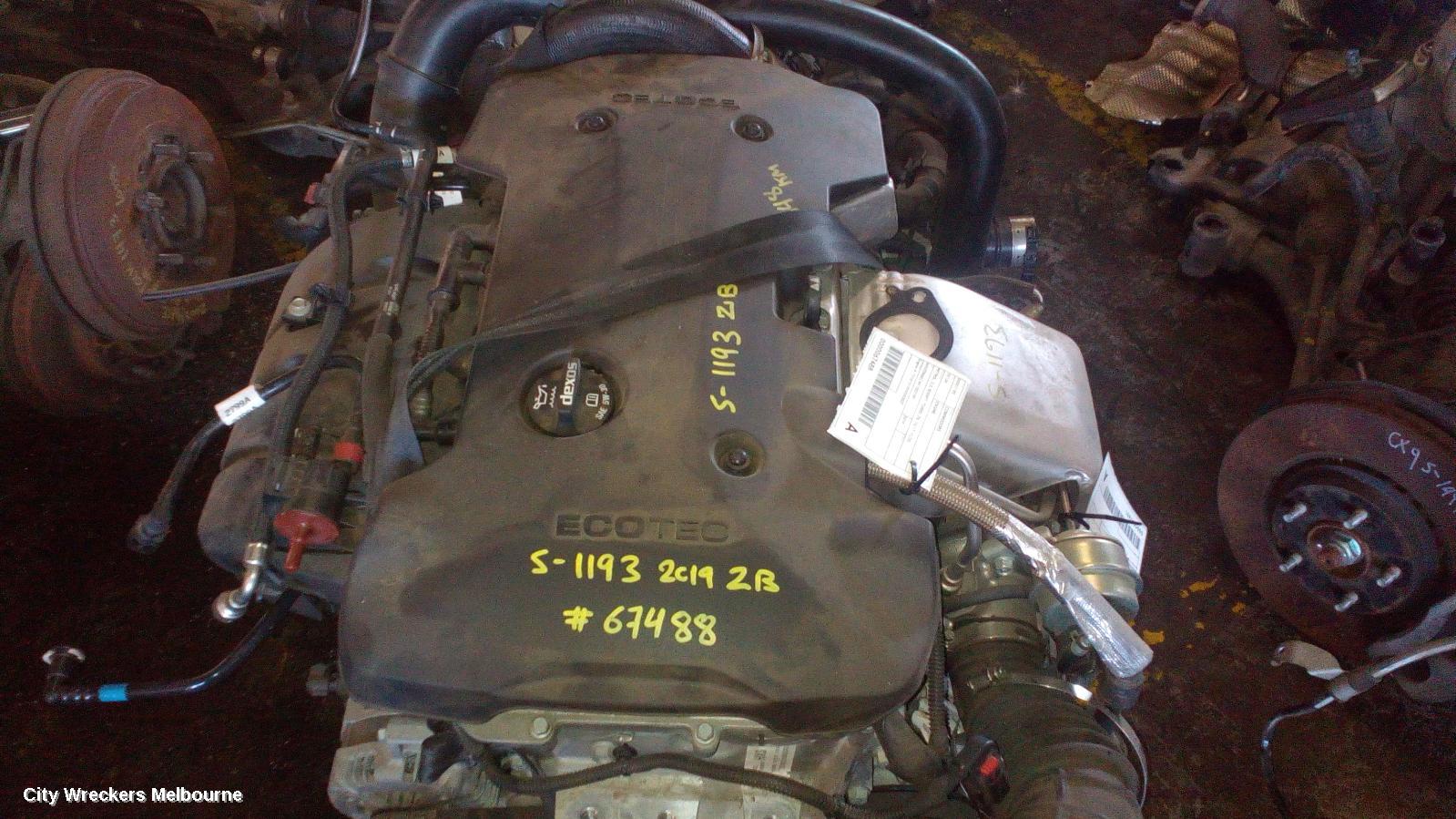 HOLDEN COMMODORE ENGINE, PETROL, 2.0, B20NFT, TURBO, ZB, 10/2017 - 12/2020 - Image 1