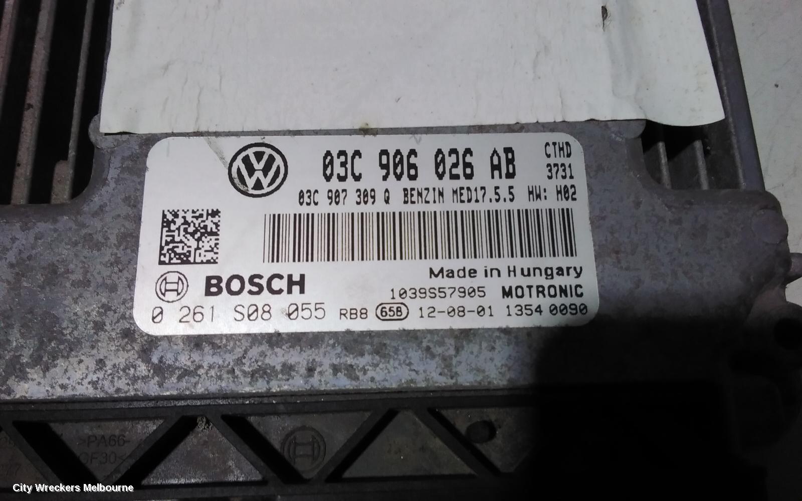 VOLKSWAGEN GOLF ECU, ENGINE ECU, 1.4, PETROL, CTHD CODE, ECU ONLY, GEN 6, 12/2008 - 01/2016 - Image 2