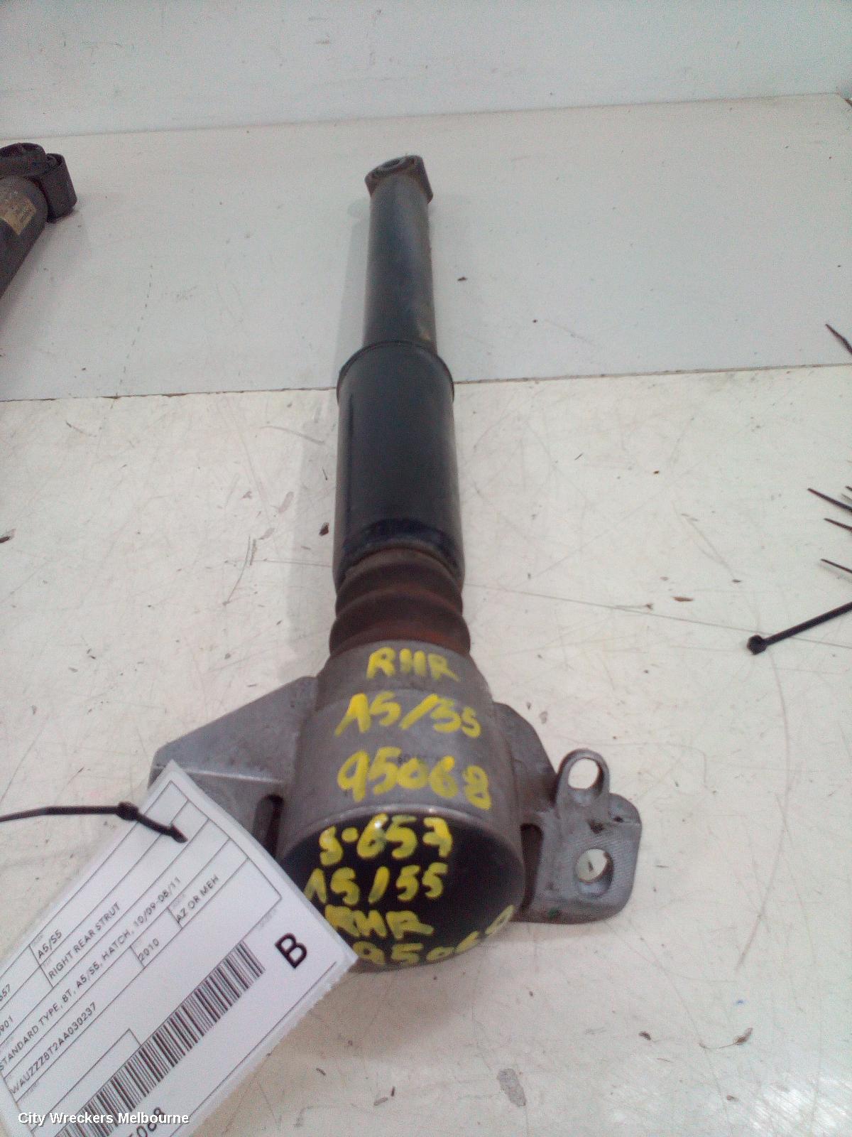 AUDI A5 RIGHT REAR STRUT, STANDARD TYPE, 8T, A5/S5, HATCH, 10/2009 - 08/2011 - Image 1