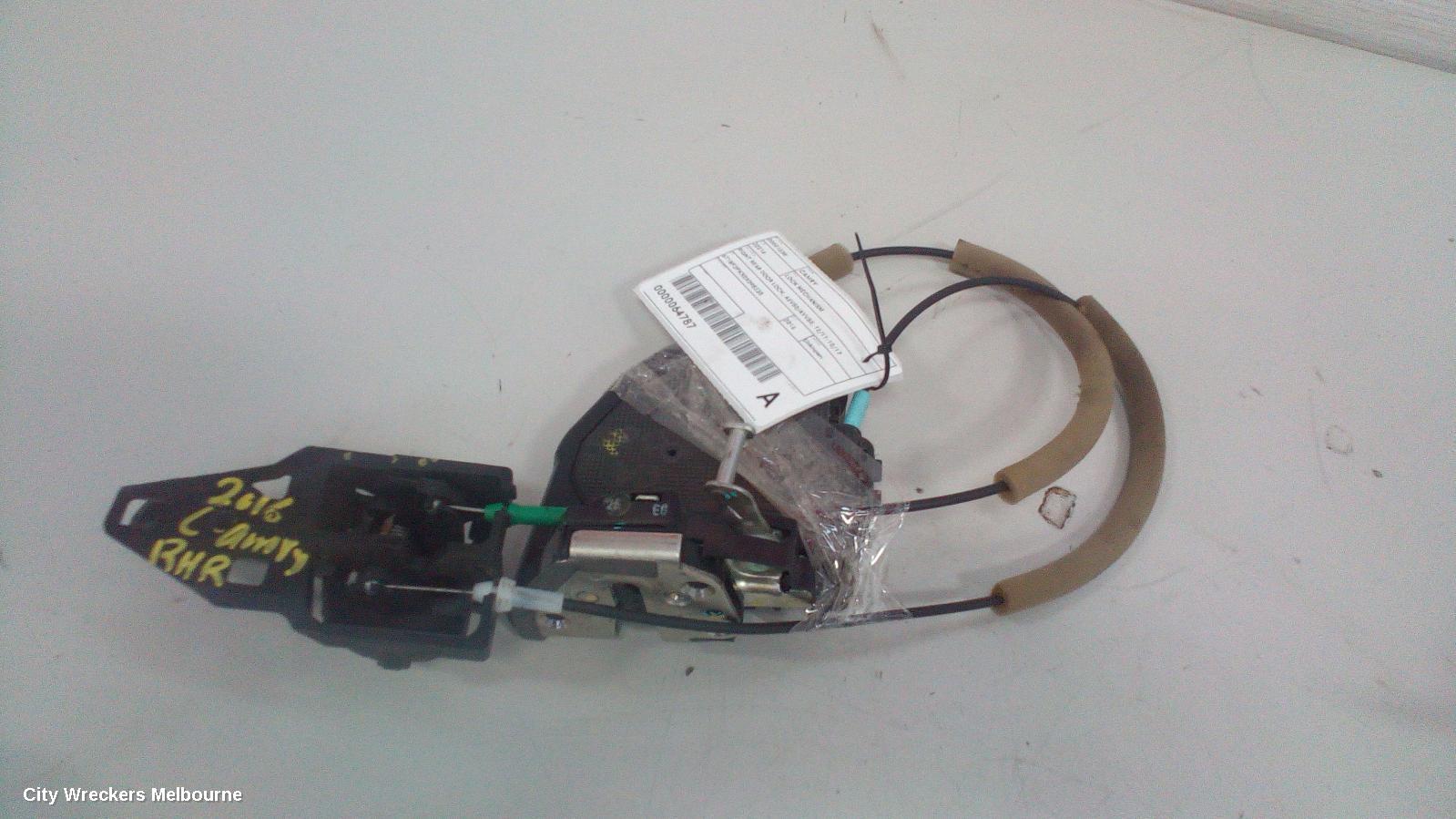 TOYOTA CAMRY DOOR/BOOT/GATE LOCK, RIGHT REAR DOOR LOCK, ASV50/AVV50, 12/2011 - 10/2017 - Image 2