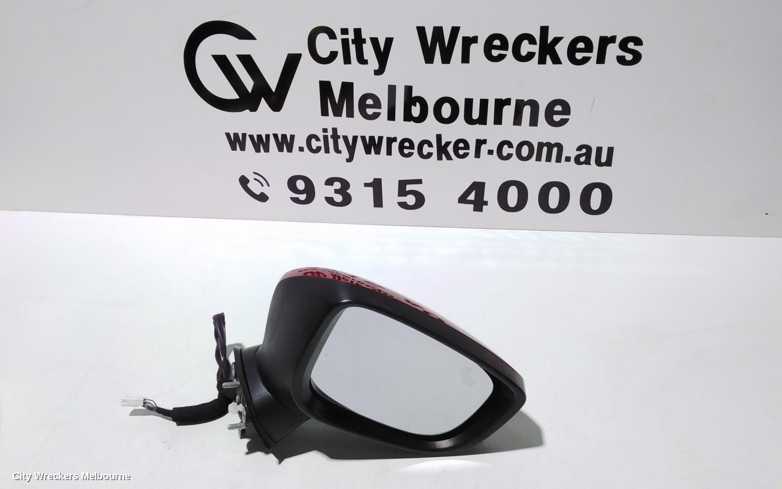 MAZDA 3 RIGHT DOOR MIRROR, BN, MAXX/TOURING/SP25, NON HEATED, W/ BLIND SPOT TYPE, 05/2016 - 02/2019 - Image 1