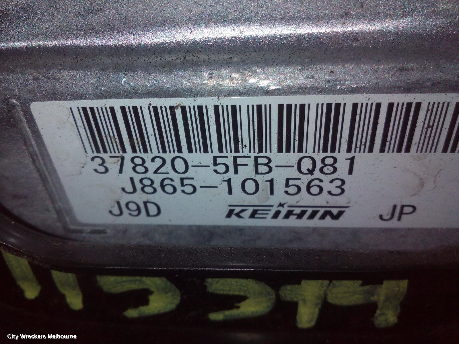 HONDA CIVIC ECU, 10TH GEN, ENGINE ECU, 1.8, PETROL, ECU ONLY, 05/2016 - 08/2021 - Image 3