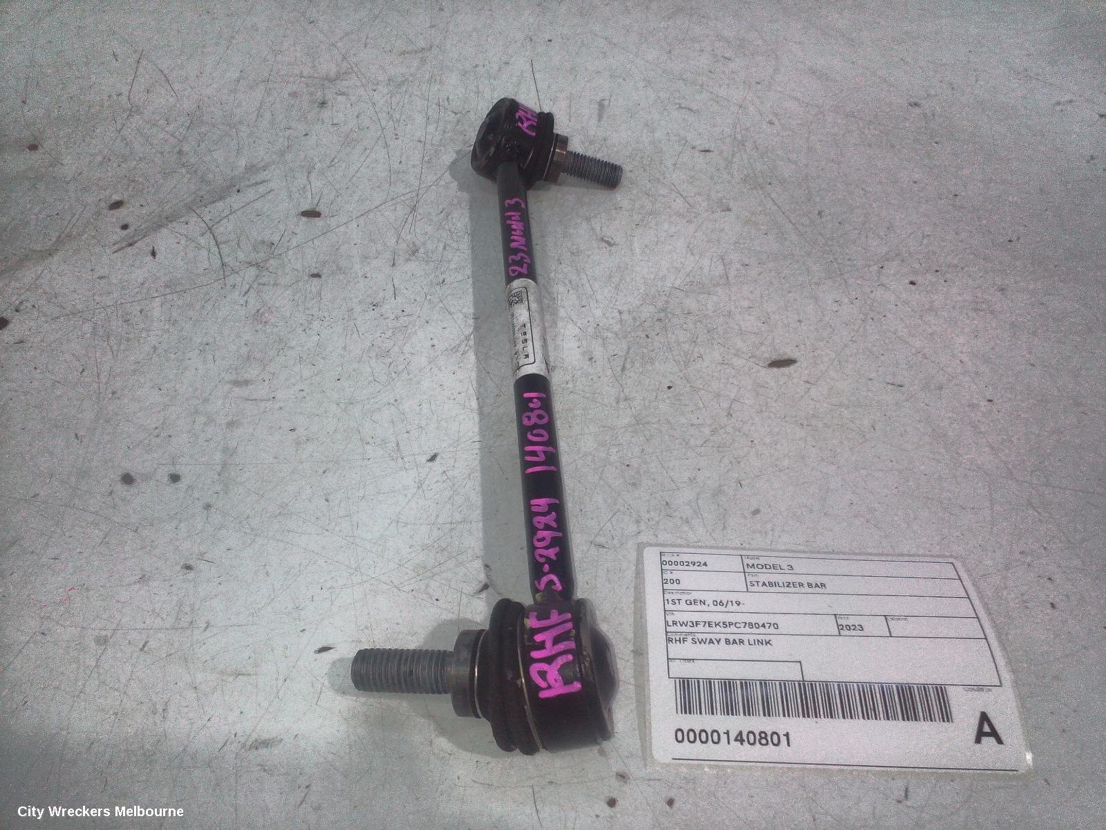TESLA MODEL 3 STABILISER BAR, 1ST GEN, 06/2019 ONWARDS - Image 1