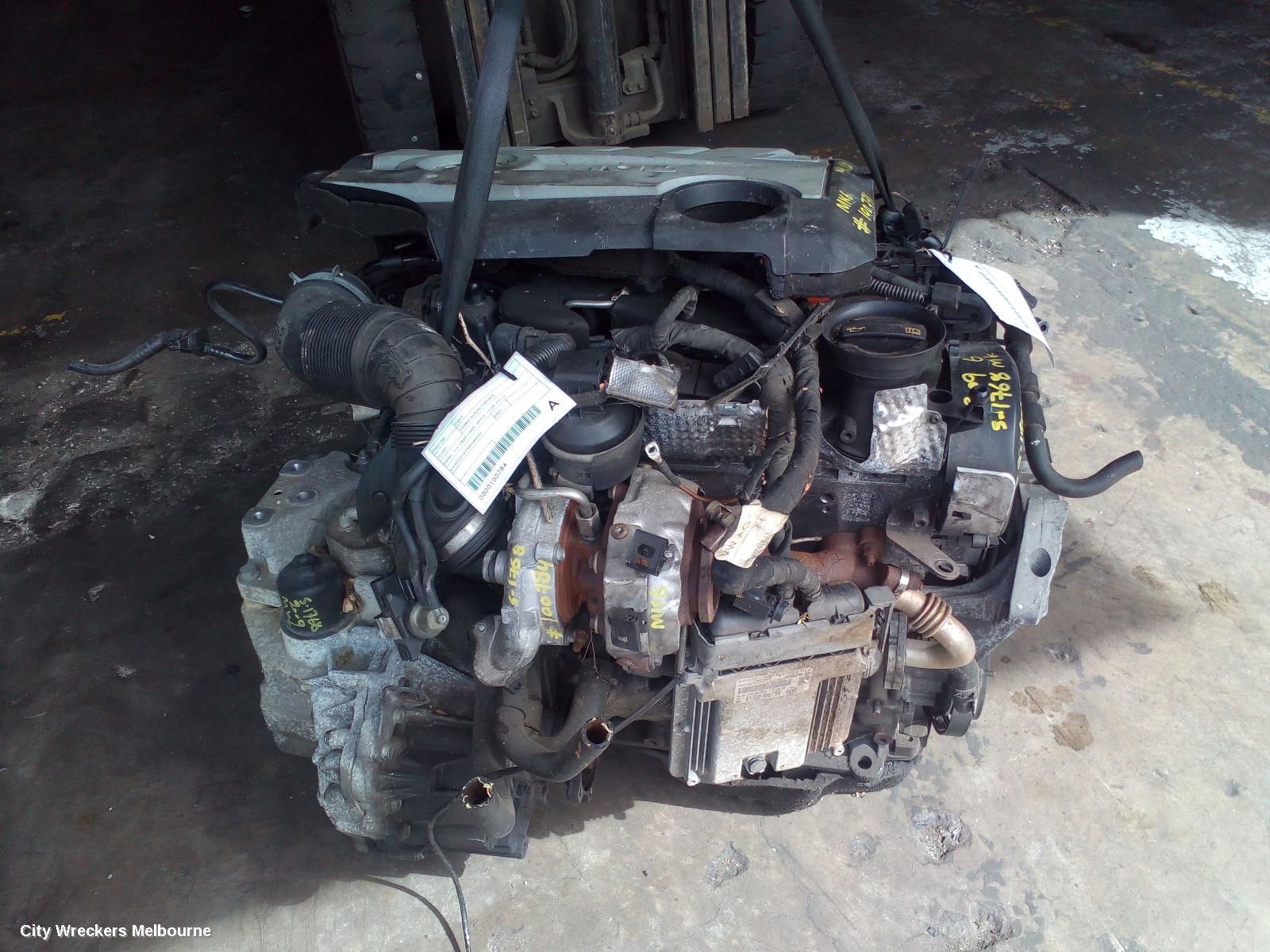 VOLKSWAGEN GOLF ENGINE, DIESEL, 2.0, TURBO, GEN 6, CBAB CODE, 12/2008 - 03/2013 - Image 2