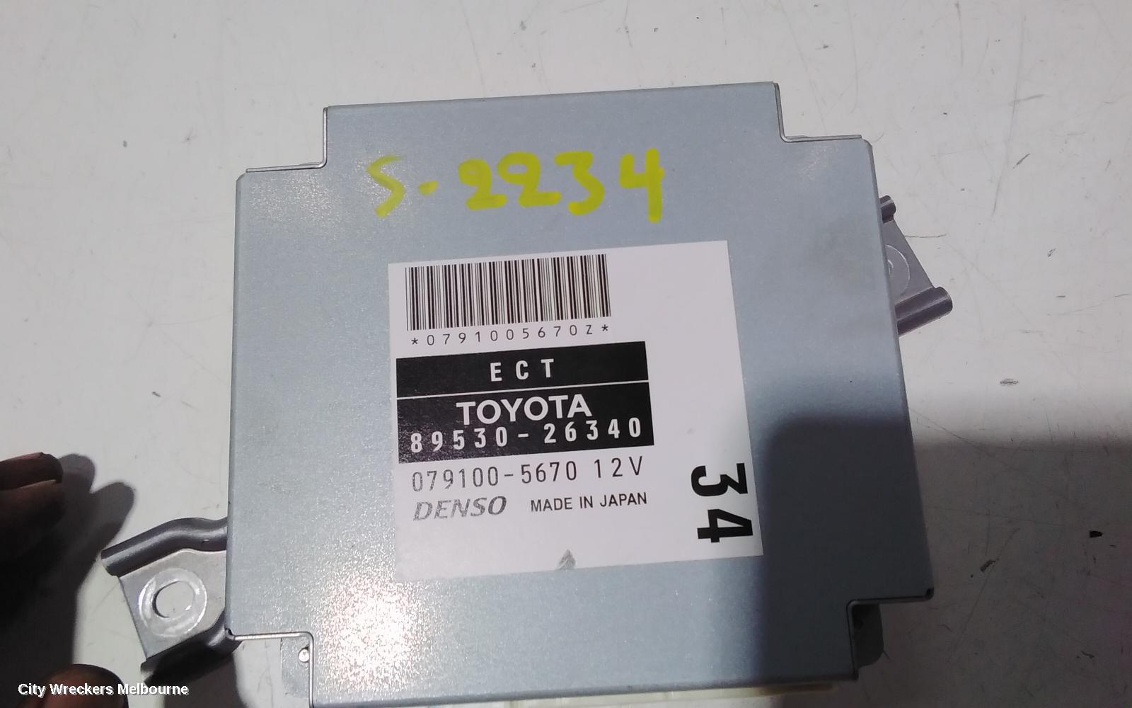 TOYOTA HIACE ECU, TRANSMISSION ECU, AUTO T/M, KDH, 03/2005 - 04/2019 - Image 3