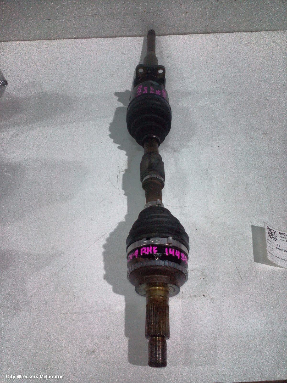 MAZDA CX9 RIGHT DRIVESHAFT, FRONT, TB, 12/2007 - 12/2015 - Image 1