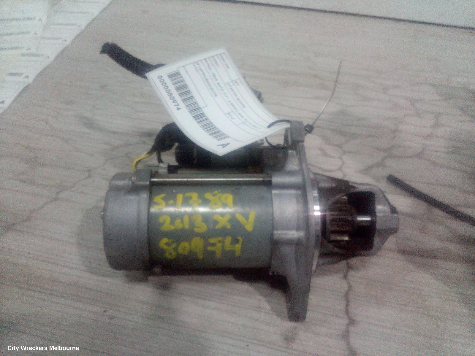 SUBARU XV STARTER, PETROL, FB20, AUTO, CVT, 6 SPEED, G4X, 01/2012 - 04/2017 - Image 3