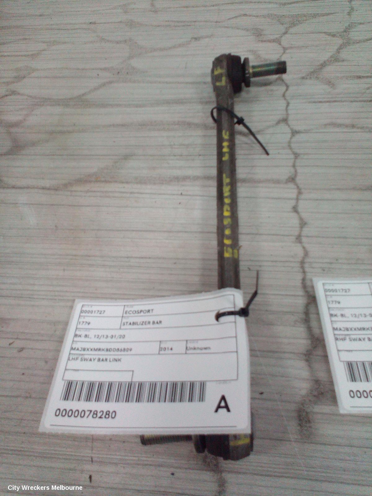 FORD ECOSPORT STABILISER BAR, BK-BL, 11/2013 - 01/2020 - Image 1